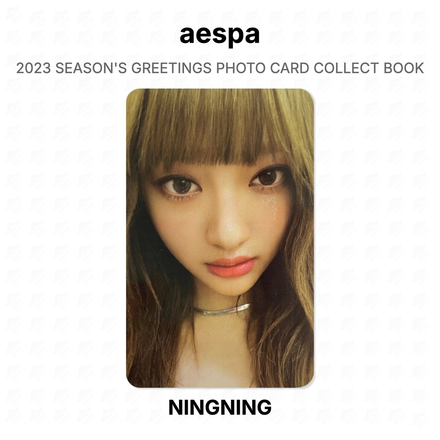 aespa 2023 SEASON'S GREETINGS PHOTO CARD COLLECT BOOK Official Photocard