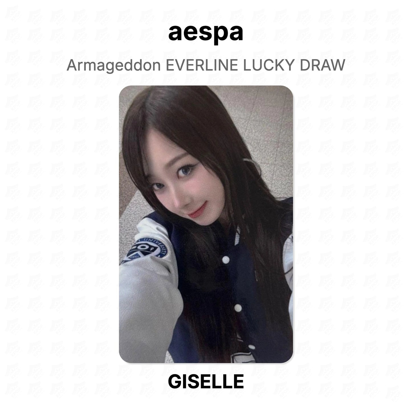 aespa Armageddon EVERLINE LUCKY DRAW Official Photocard