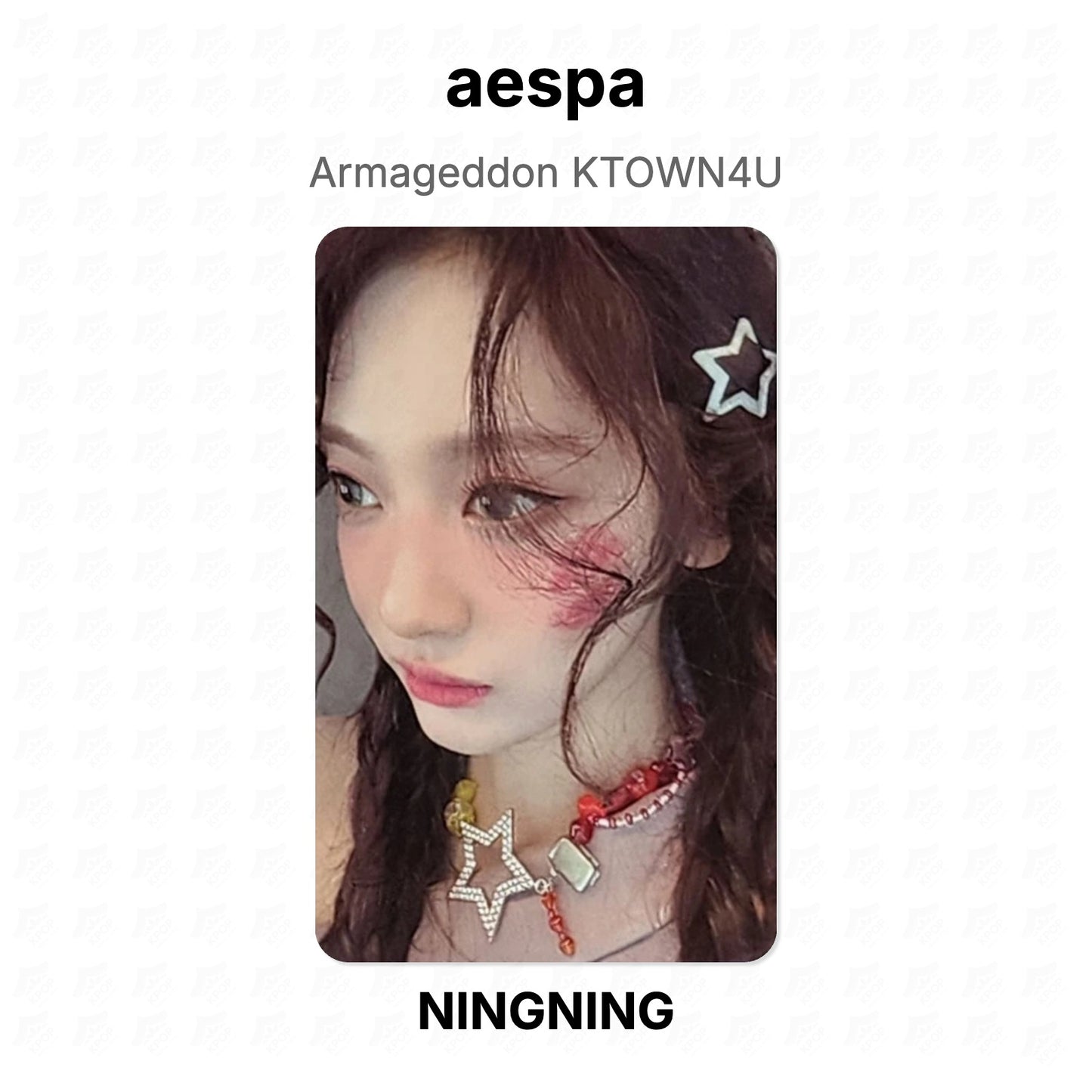 aespa Armageddon KTOWN4U Official Photocard