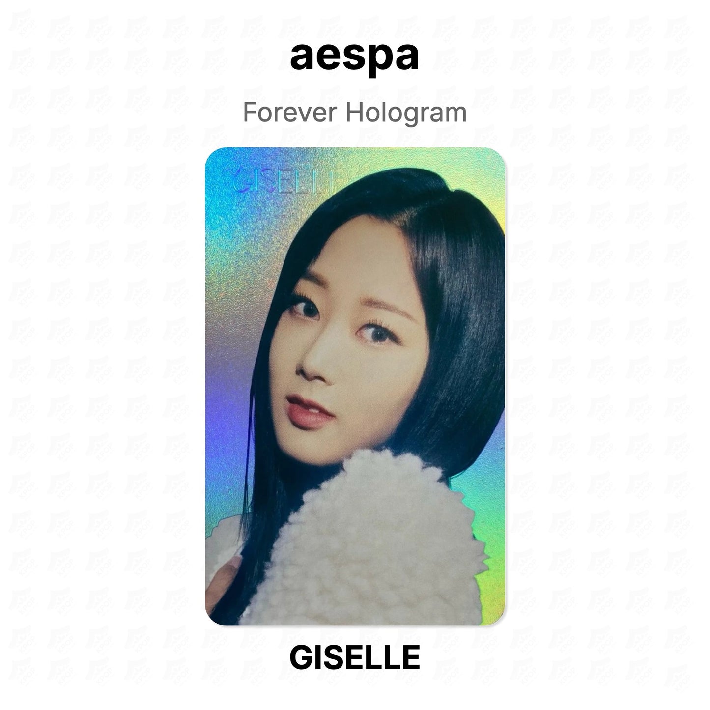 aespa Forever Hologram Official Photocard