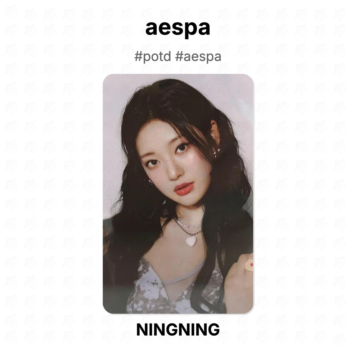 aespa #potd #aespa Official Photocard