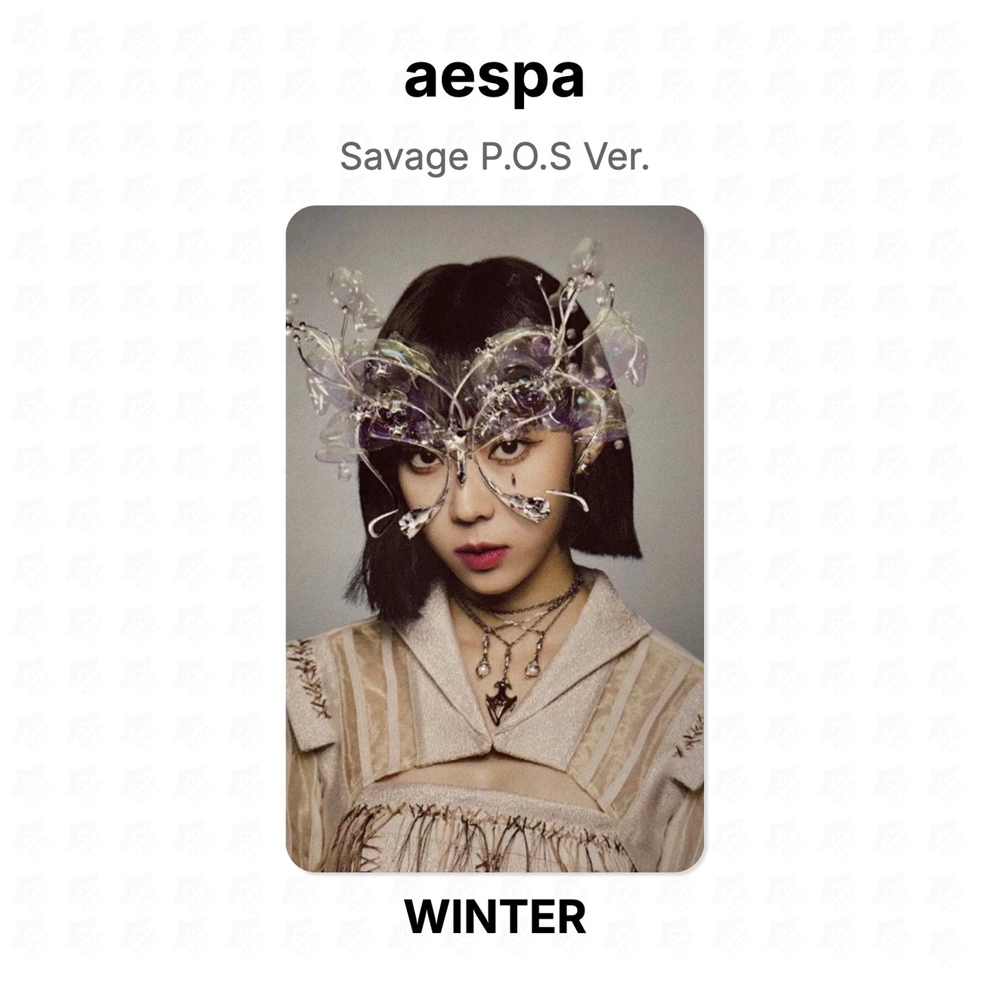 aespa Savage P.O.S Ver. Official Photocard