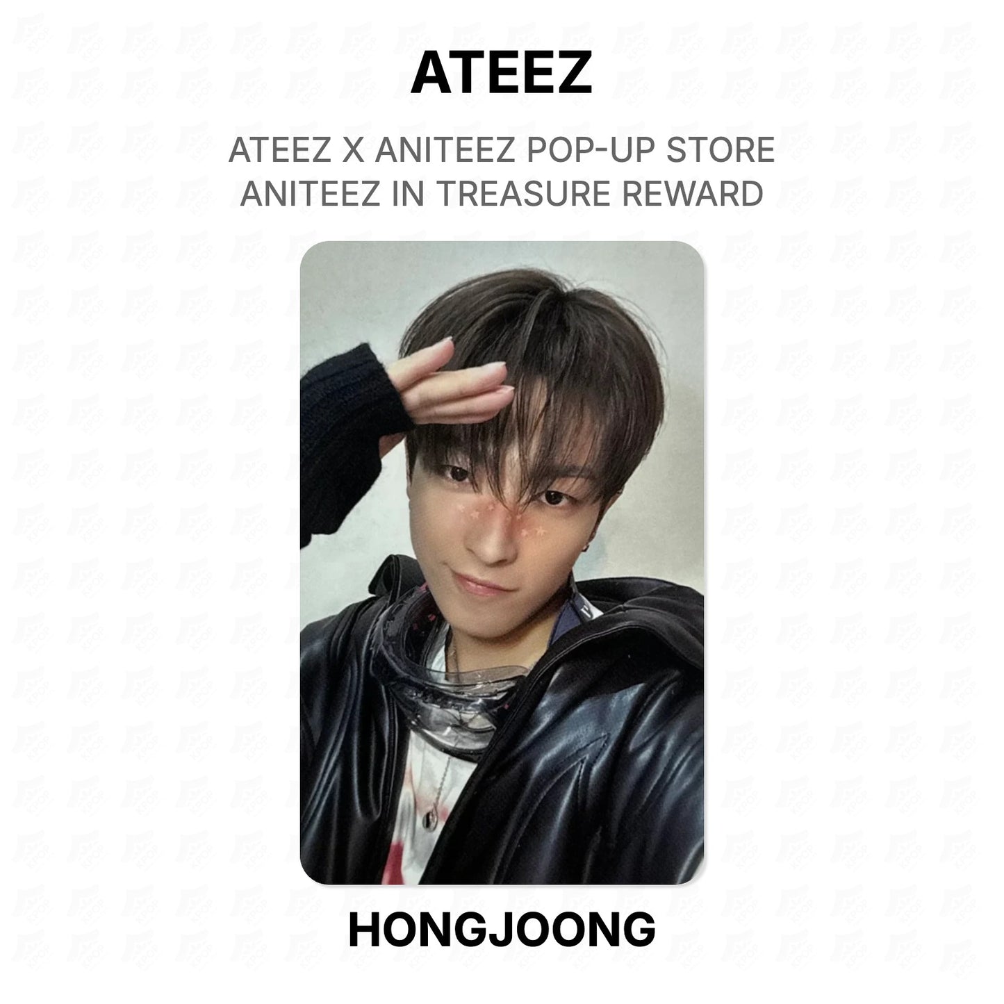 ATEEZ X ANITEEZ POP-UP STORE ANITEEZ IN TREASURE REWARD Official Photocard