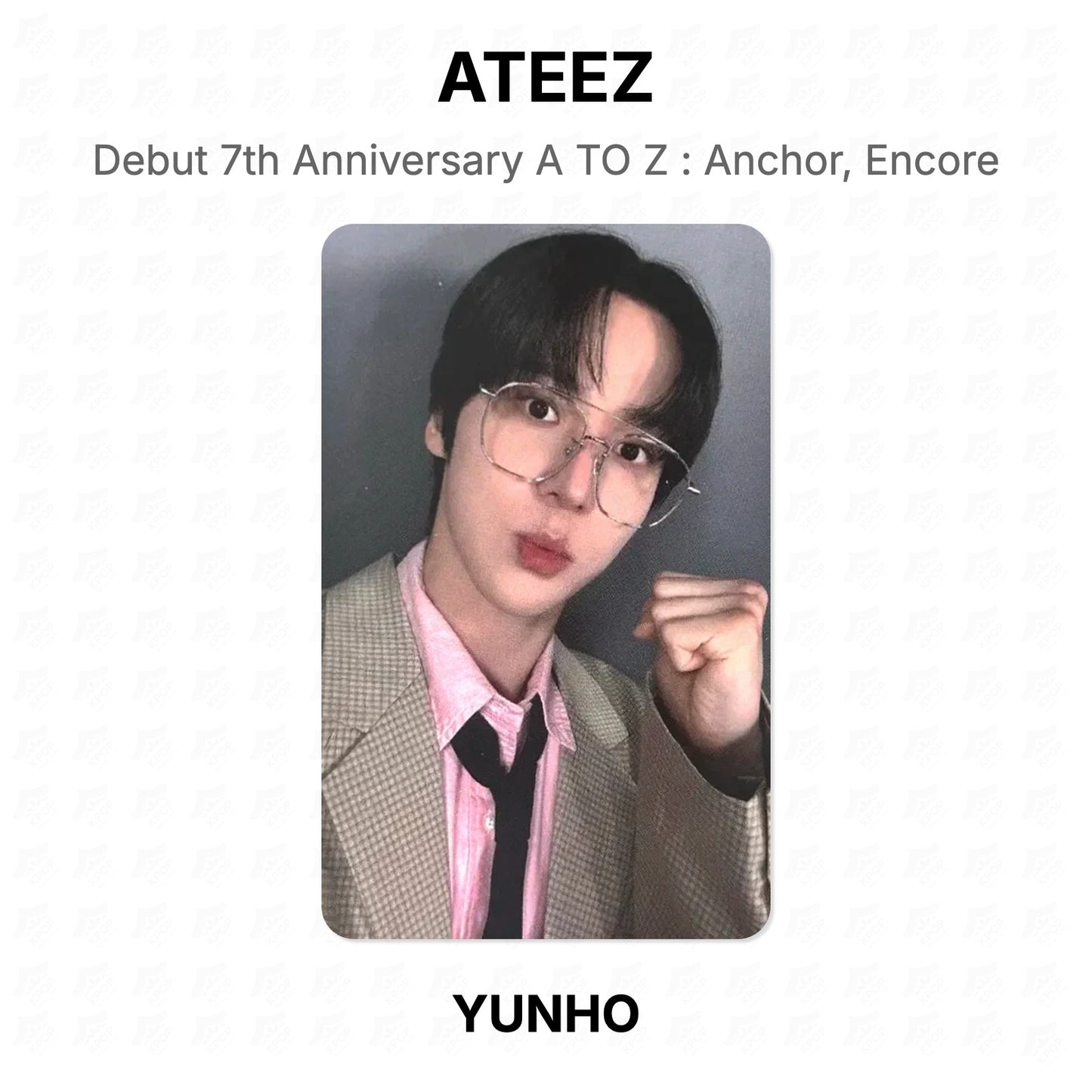 ATEEZ Debut 7th Anniversary A TO Z : Anchor, Encore Official Photocard