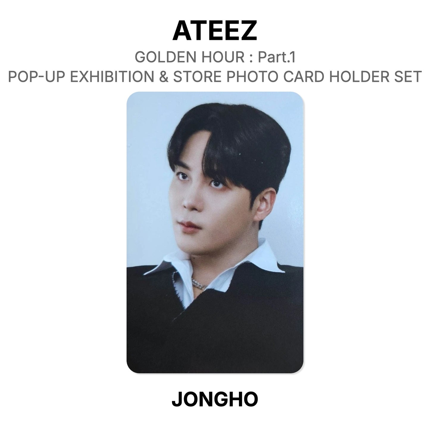 ATEEZ GOLDEN HOUR : Part.1 POP-UP EXHIBITION & STORE PHOTO CARD HOLDER SET โฟโต้การ์ดของแท้