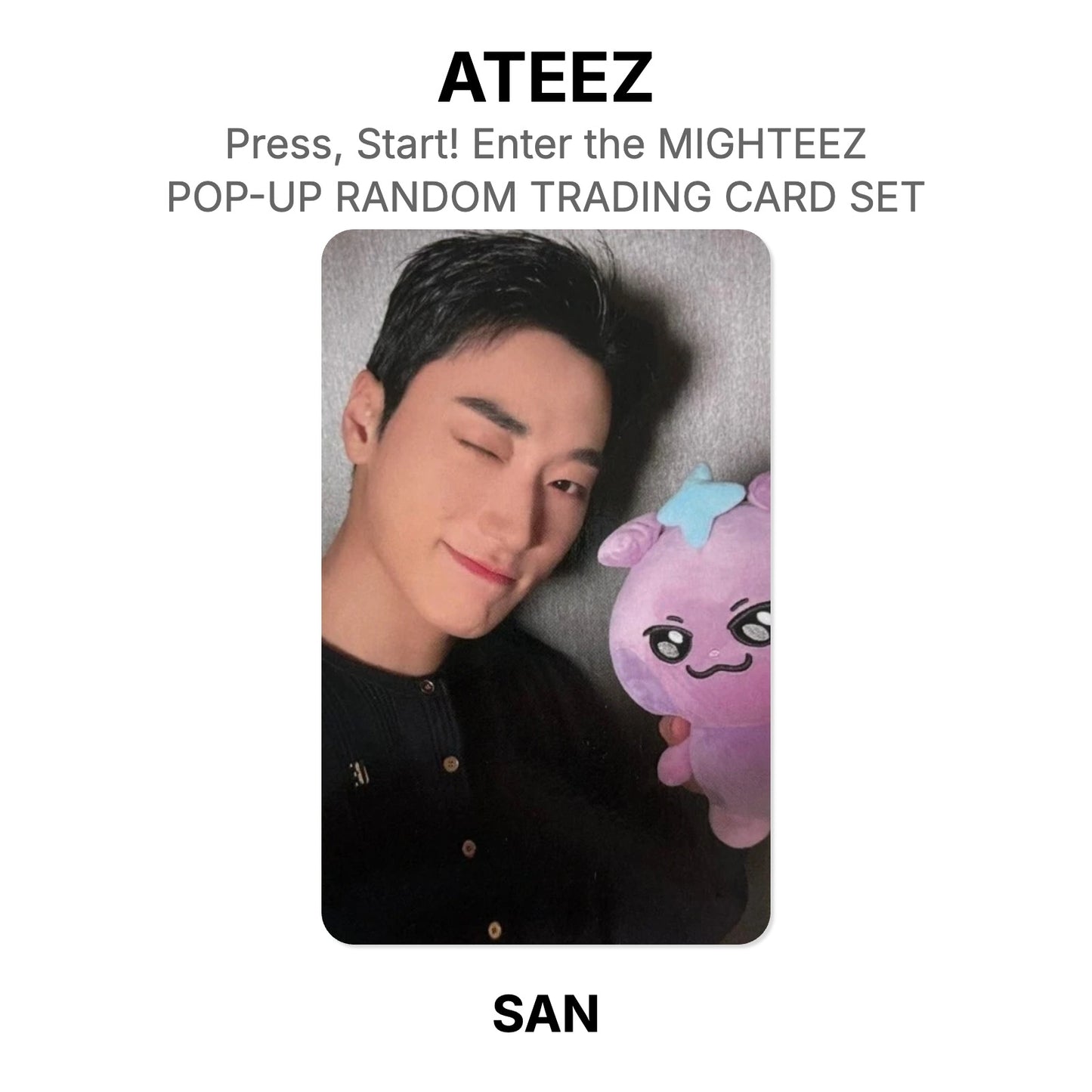 ATEEZ Press, Start! Enter the MIGHTEEZ POP-UP RANDOM TRADING CARD SET Official Photocard