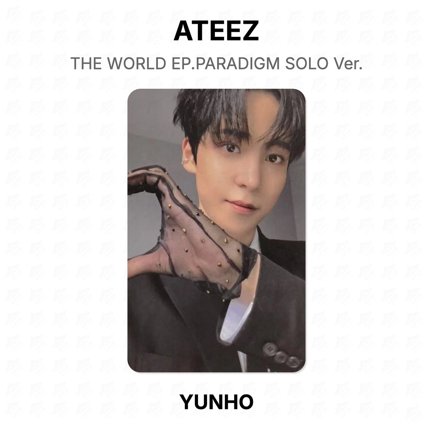 ATEEZ THE WORLD EP.PARADIGM SOLO Ver. Offizielle Fotokarte