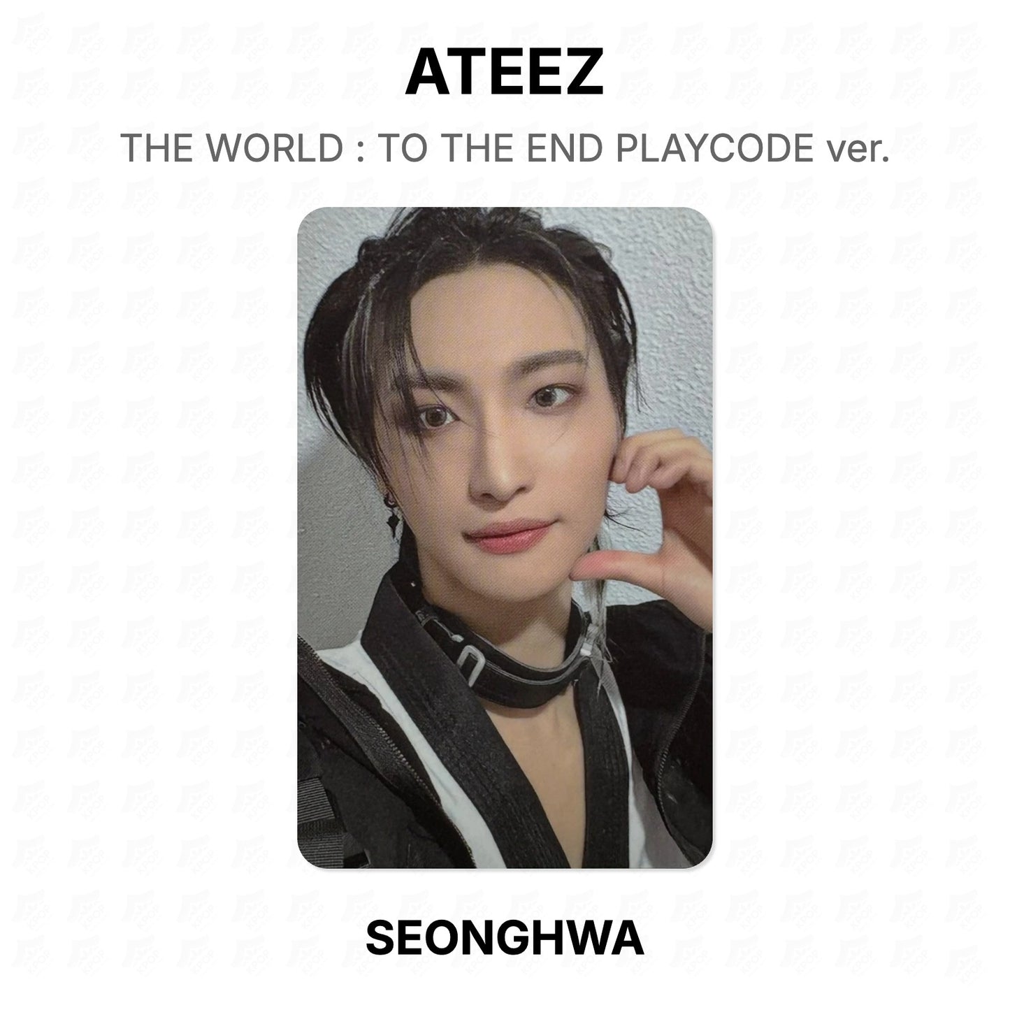 ATEEZ THE WORLD : TO THE END PLAYCODE ver. Offizielle Fotokarte