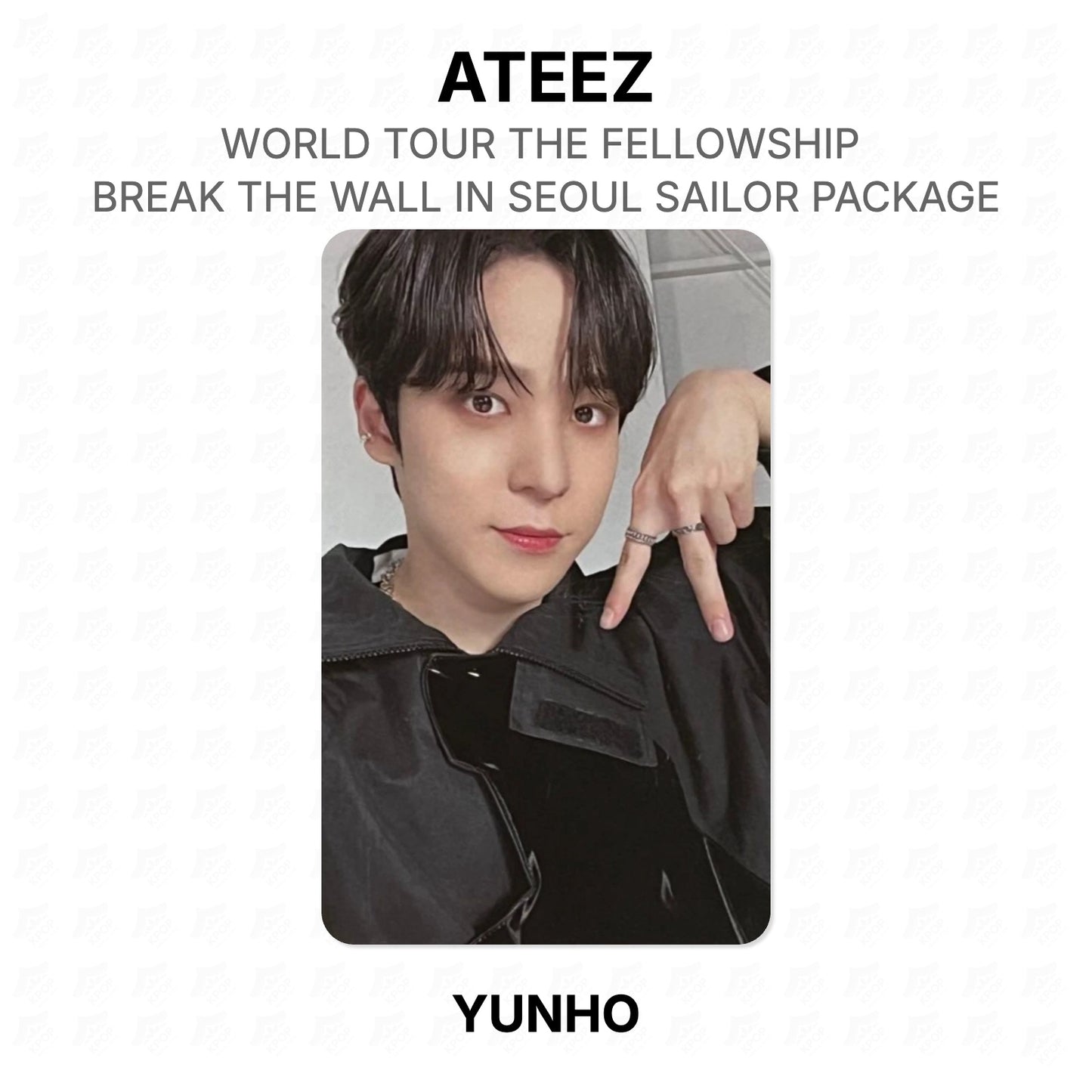 ATEEZ WORLD TOUR THE FELLOWSHIP : BREAK THE WALL IN SEOUL SAILOR PACKAGE Official Photocard