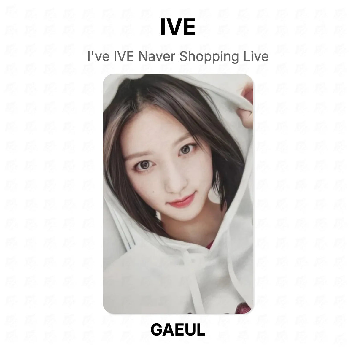 IVE I've IVE Naver Shopping Live Official Photocard