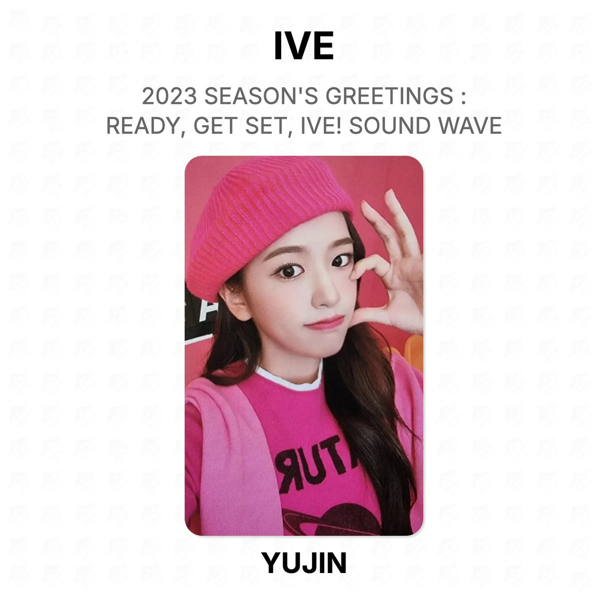 IVE 2023 SEASON'S GREETINGS : READY, GET SET, IVE! SOUND WAVE Official Photocard