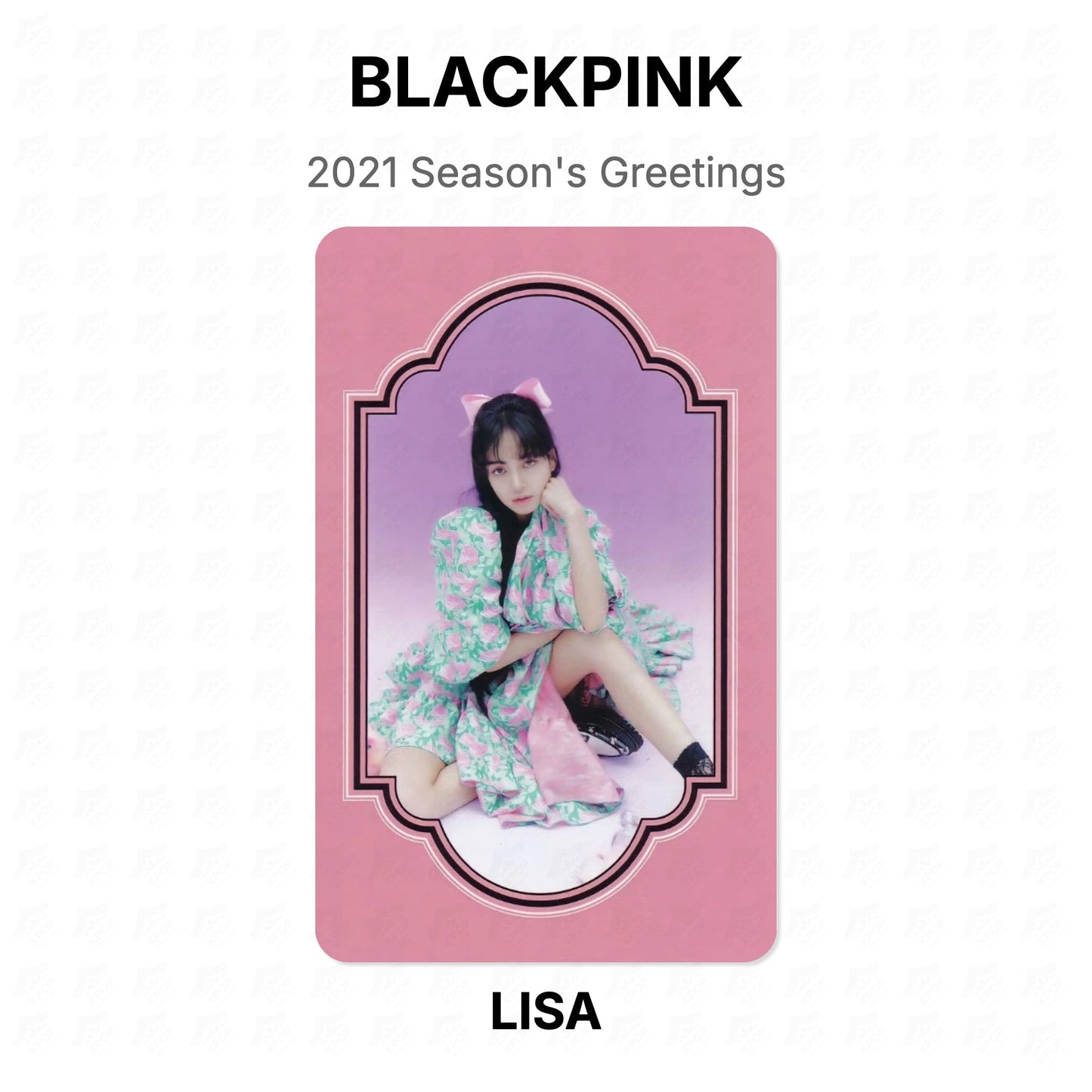 BLACKPINK 2021 Season's Greetings Official Photocard