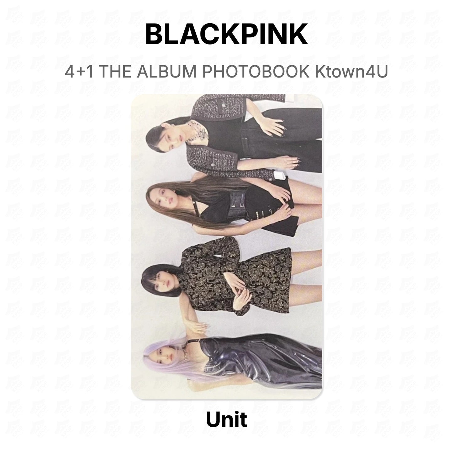 BLACKPINK 4+1 THE ALBUM PHOTOBOOK Ktown4U Official Photocard