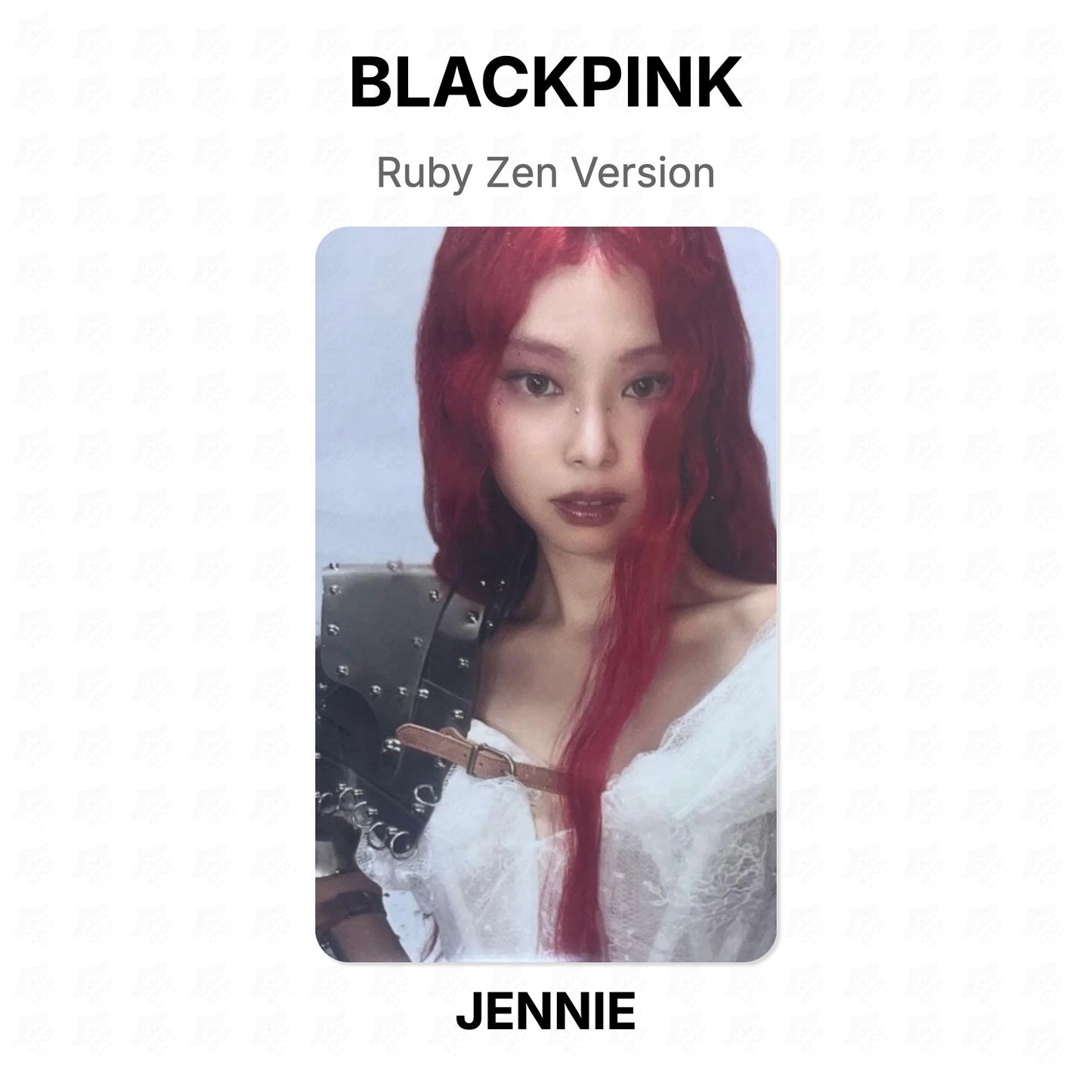 BLACKPINK Ruby Zen Version Official Photocard
