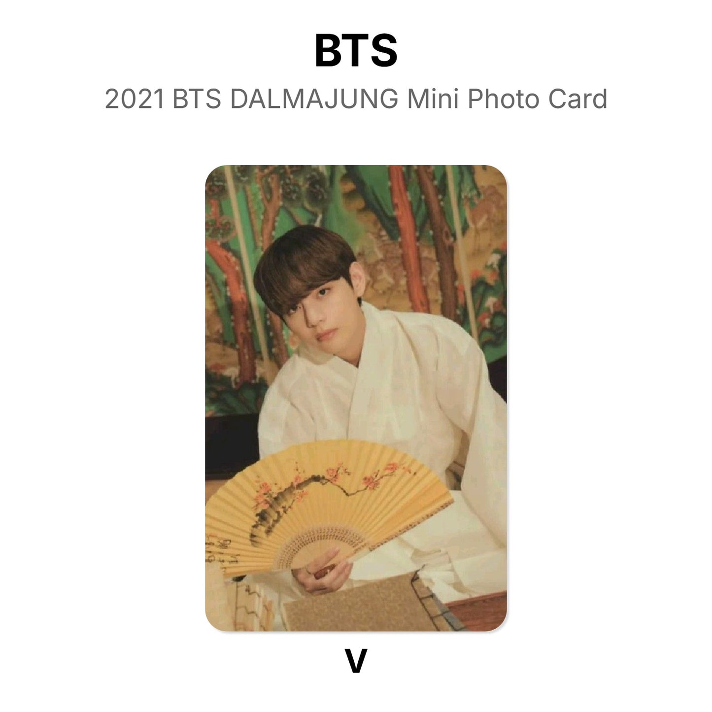 BTS 2021 BTS DALMAJUNG Mini Photo Card photocard oficial
