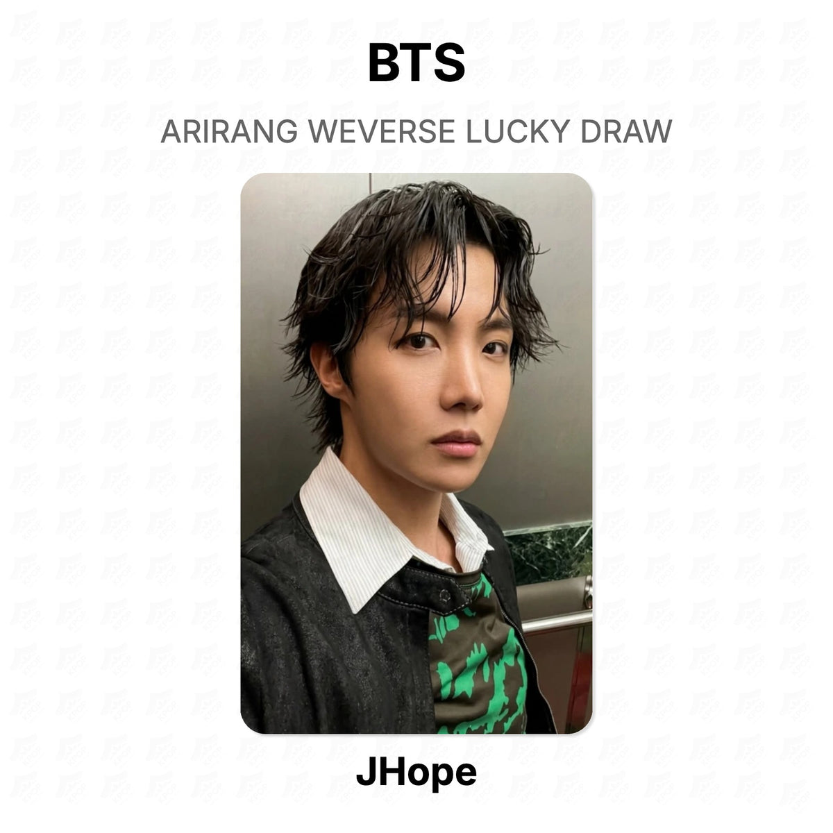 BTS ARIRANG WEVERSE LUCKY DRAW Official Photocard