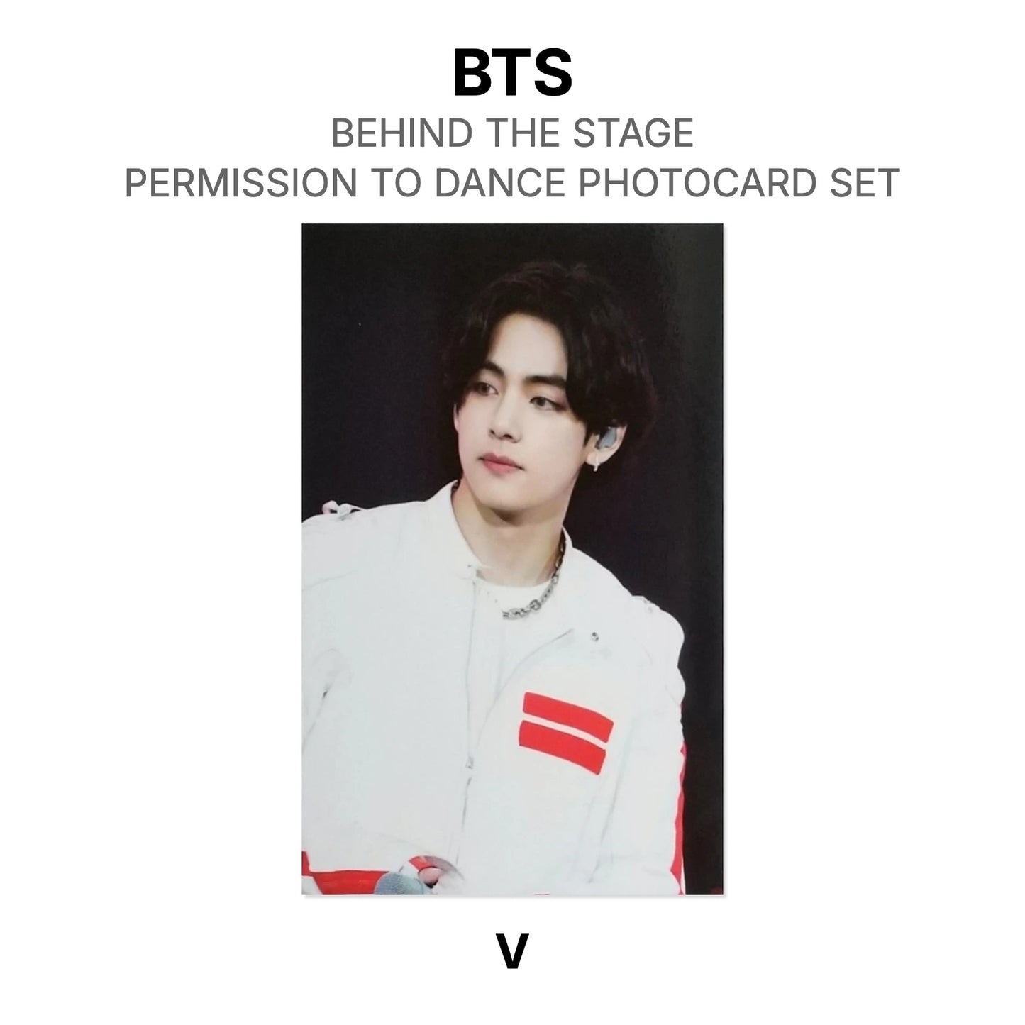 BTS BEHIND THE STAGE: PERMISSION TO DANCE PHOTOCARD SET photocard oficial