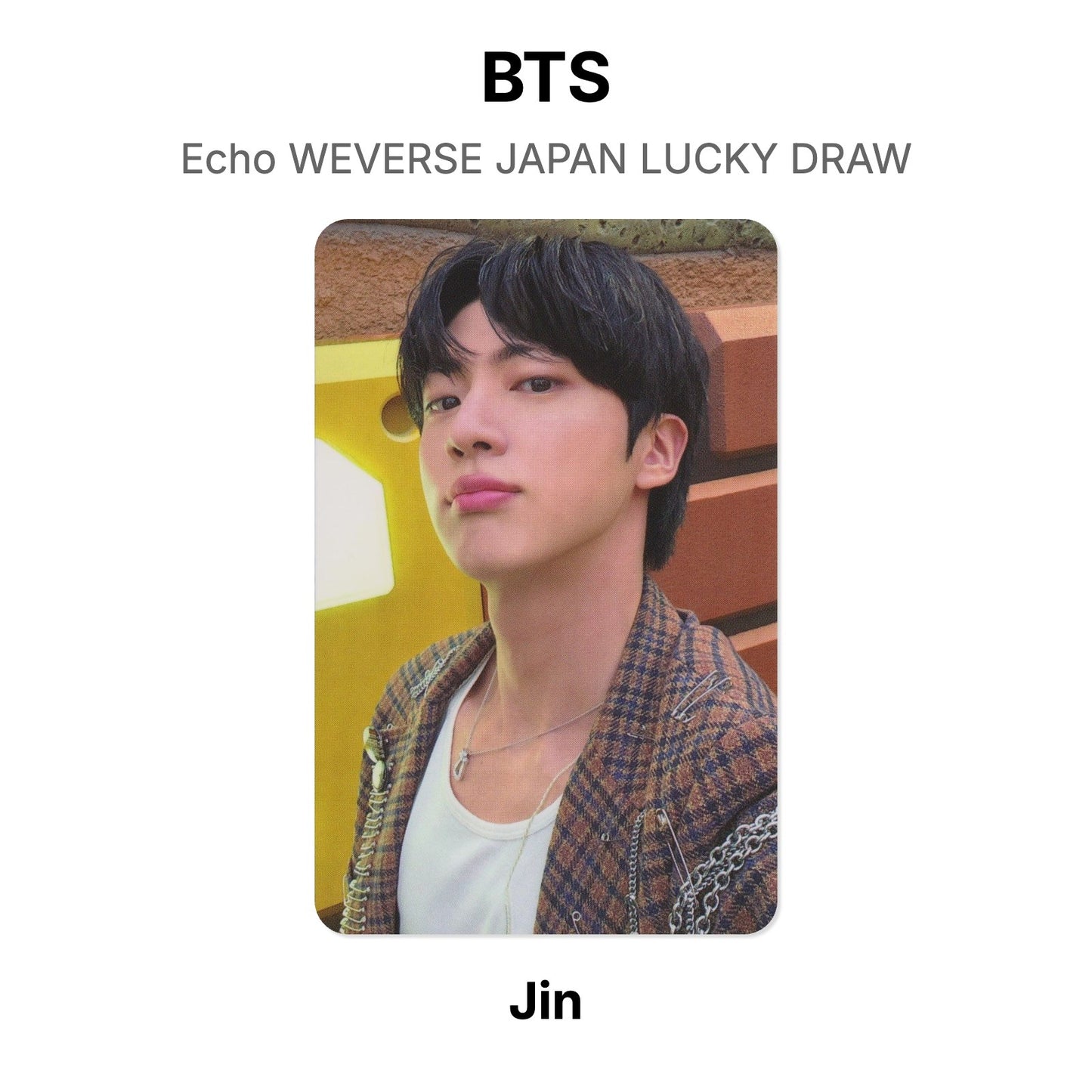 BTS Echo WEVERSE JAPAN LUCKY DRAW Official Photocard