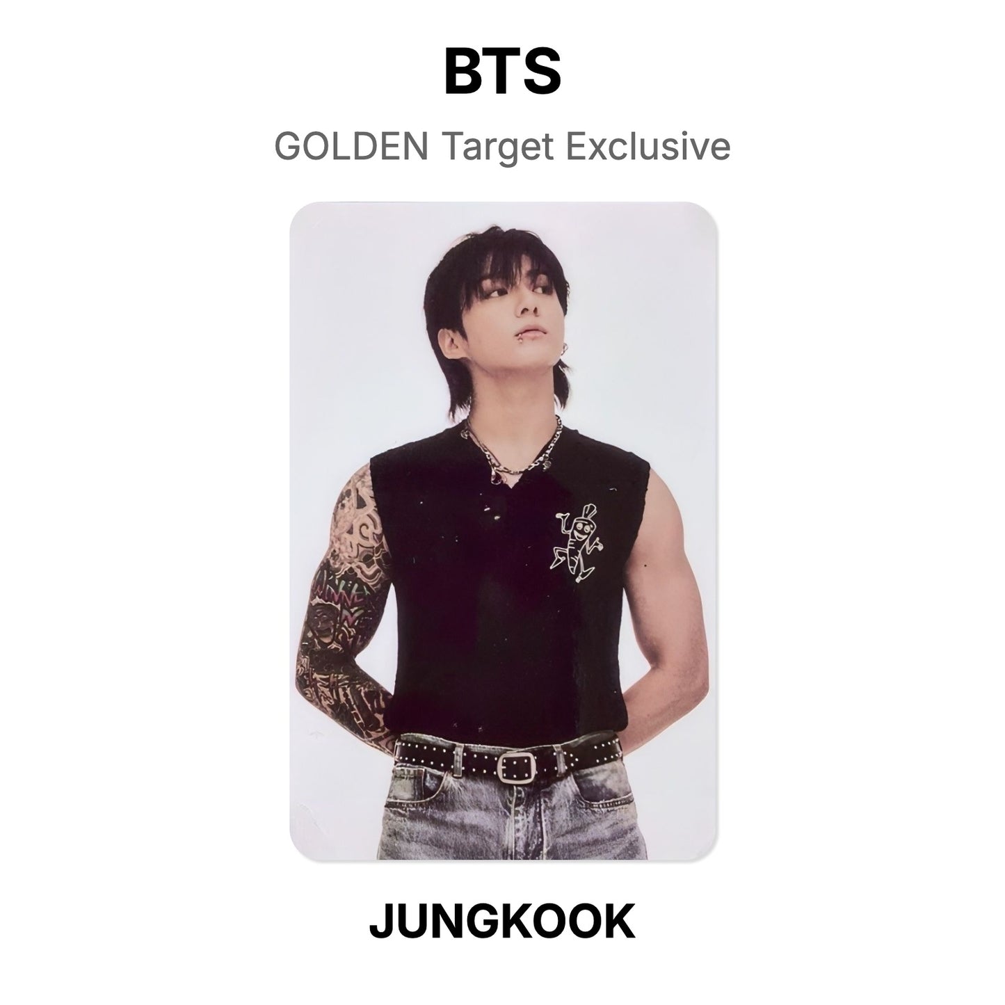 BTS GOLDEN Target Exclusive Official Photocard