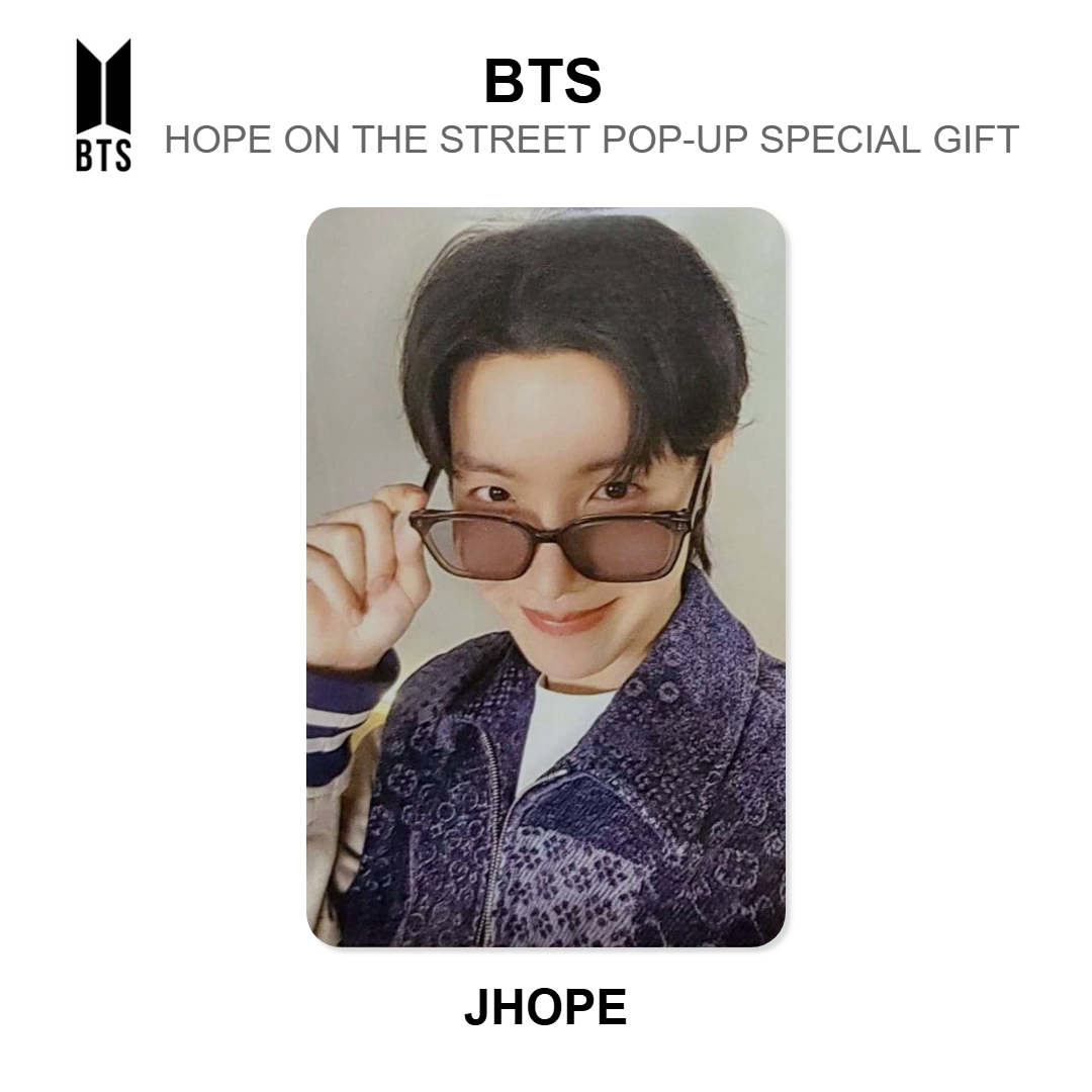 BTS HOPE ON THE STREET POP-UP SPECIAL GIFT Official Photocard
