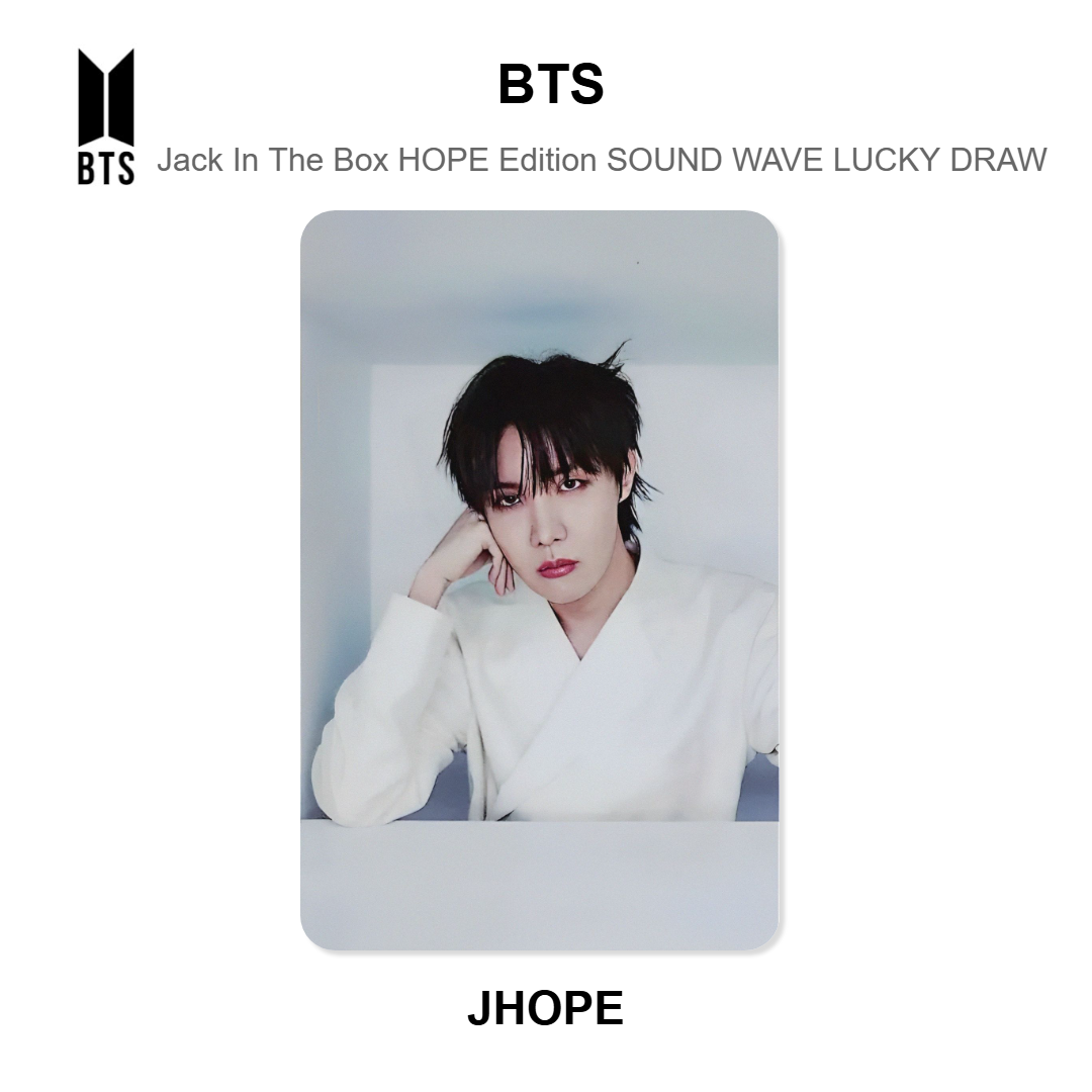BTS Jack In The Box HOPE Edition SOUND WAVE LUCKY DRAW Official Photocard