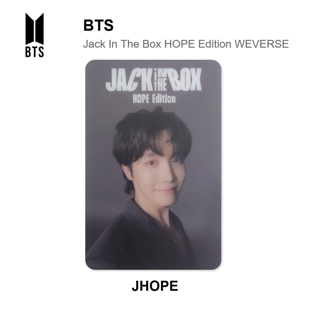 BTS Jack In The Box HOPE Edition WEVERSE photocard oficial