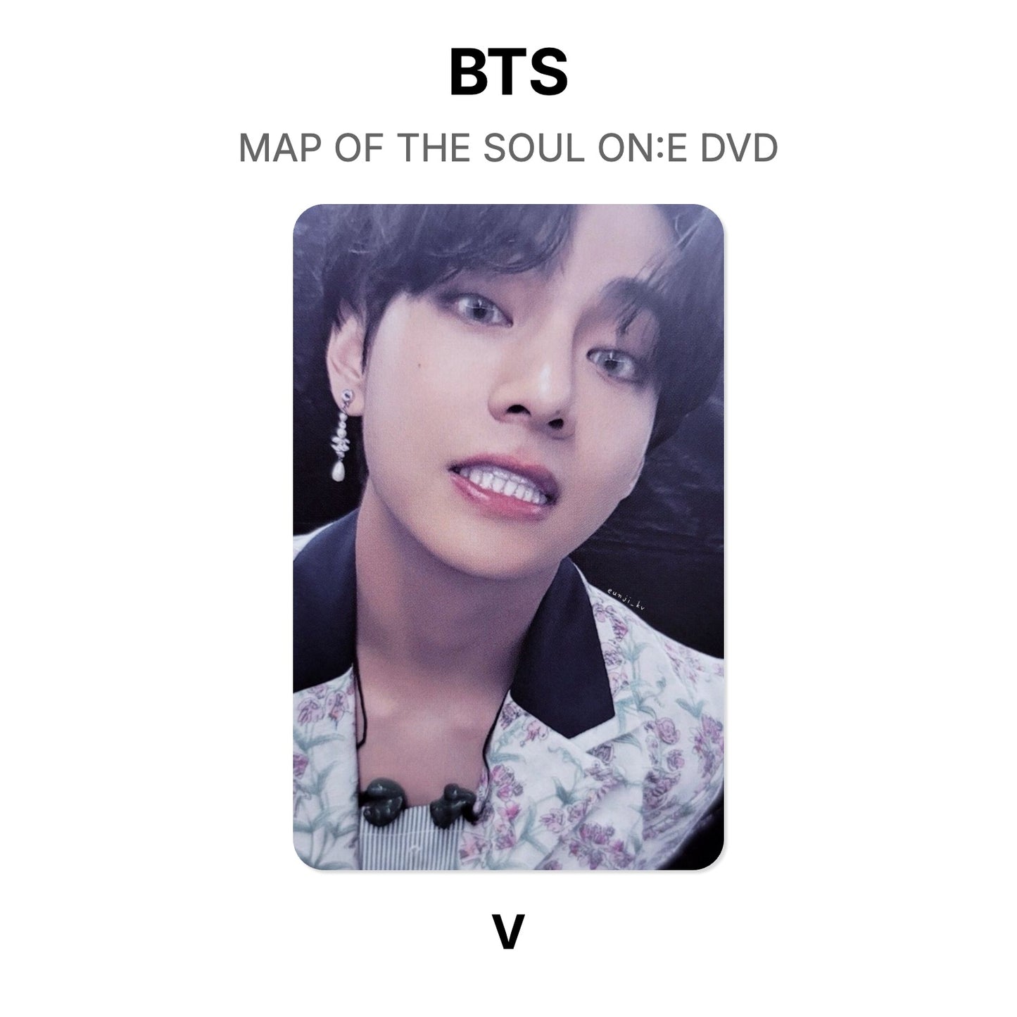 BTS MAP OF THE SOUL ON:E DVD photocard oficial