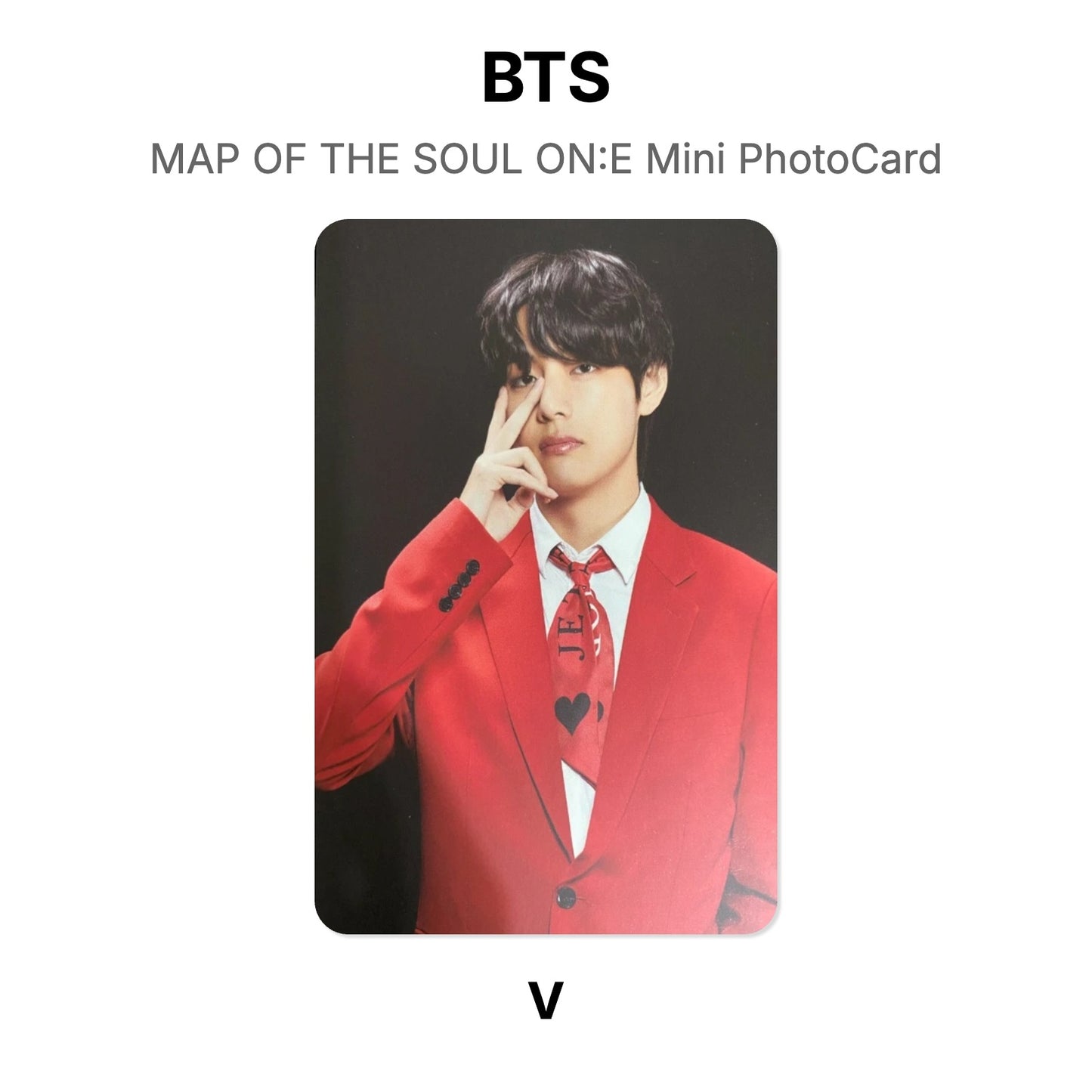 BTS MAP OF THE SOUL ON:E Mini PhotoCard photocard resmi