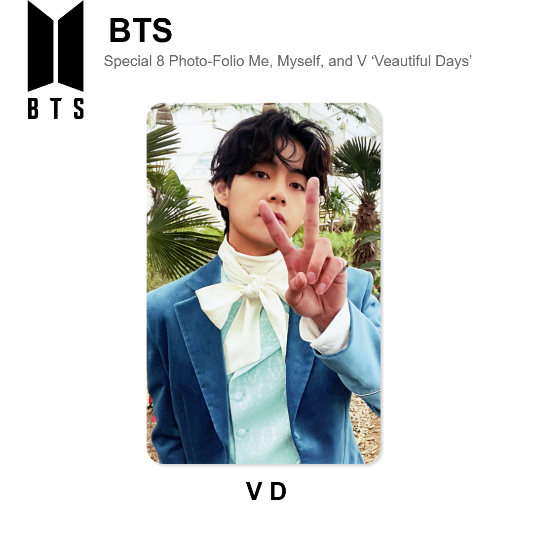 BTS Special 8 Photo-Folio Me, Myself, and V ‘Veautiful Days’ photocard oficial