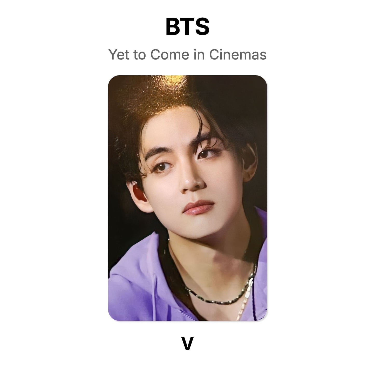 BTS Yet to Come in Cinemas photocard oficial
