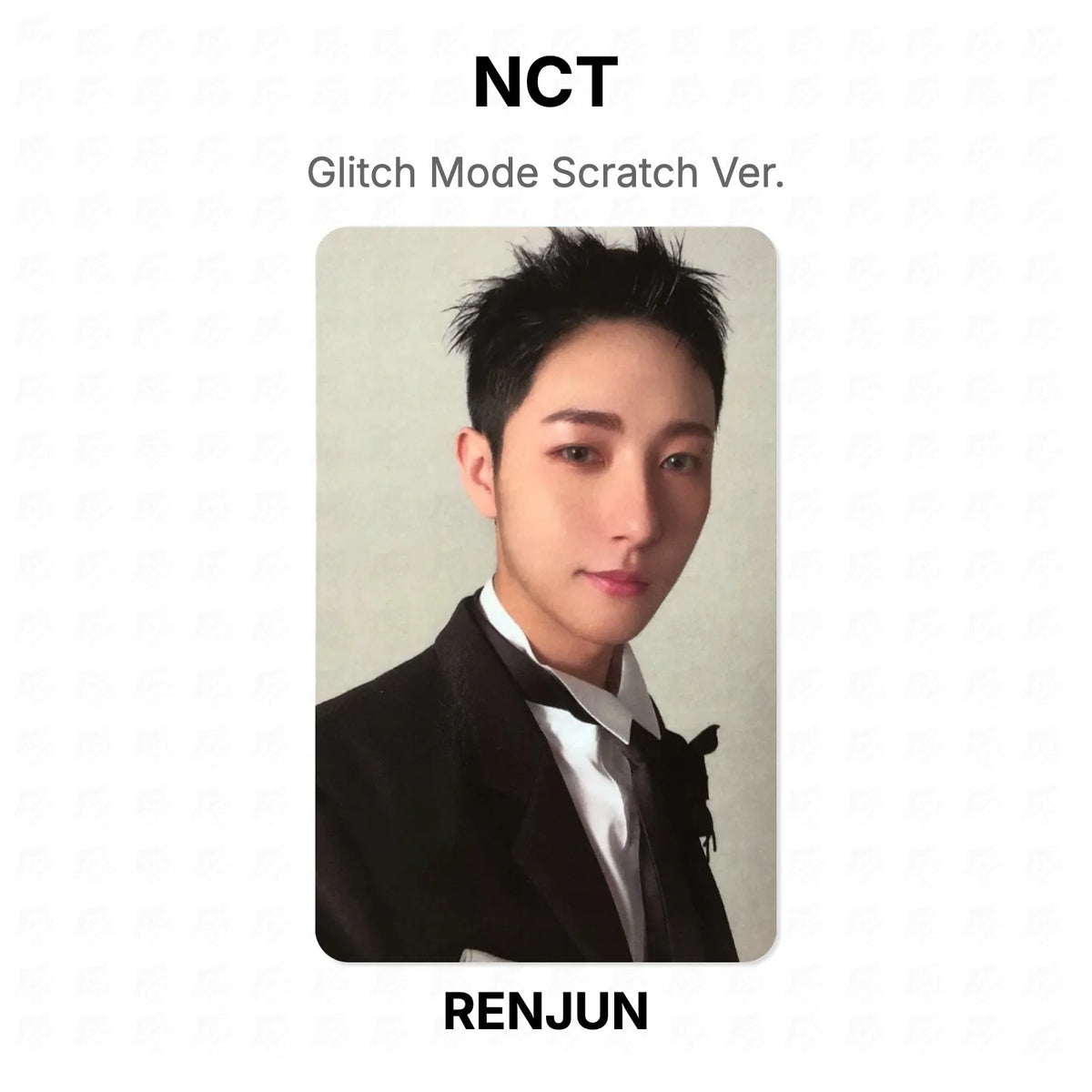NCT Glitch Mode Scratch Ver. Official Photocard
