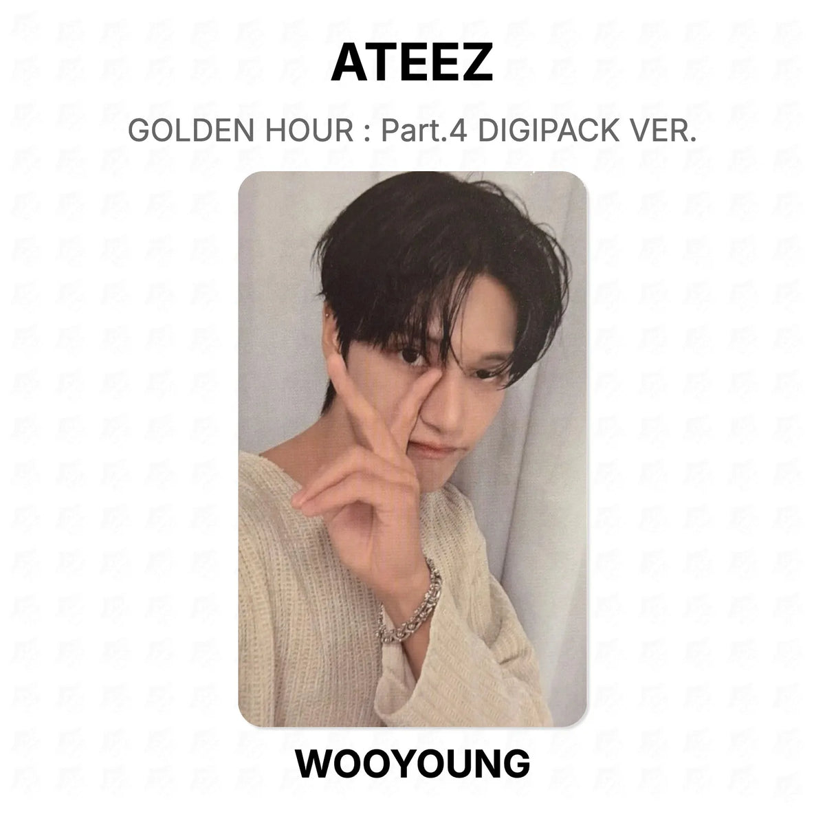 ATEEZ GOLDEN HOUR : Part.4 DIGIPACK VER. Official Photocard
