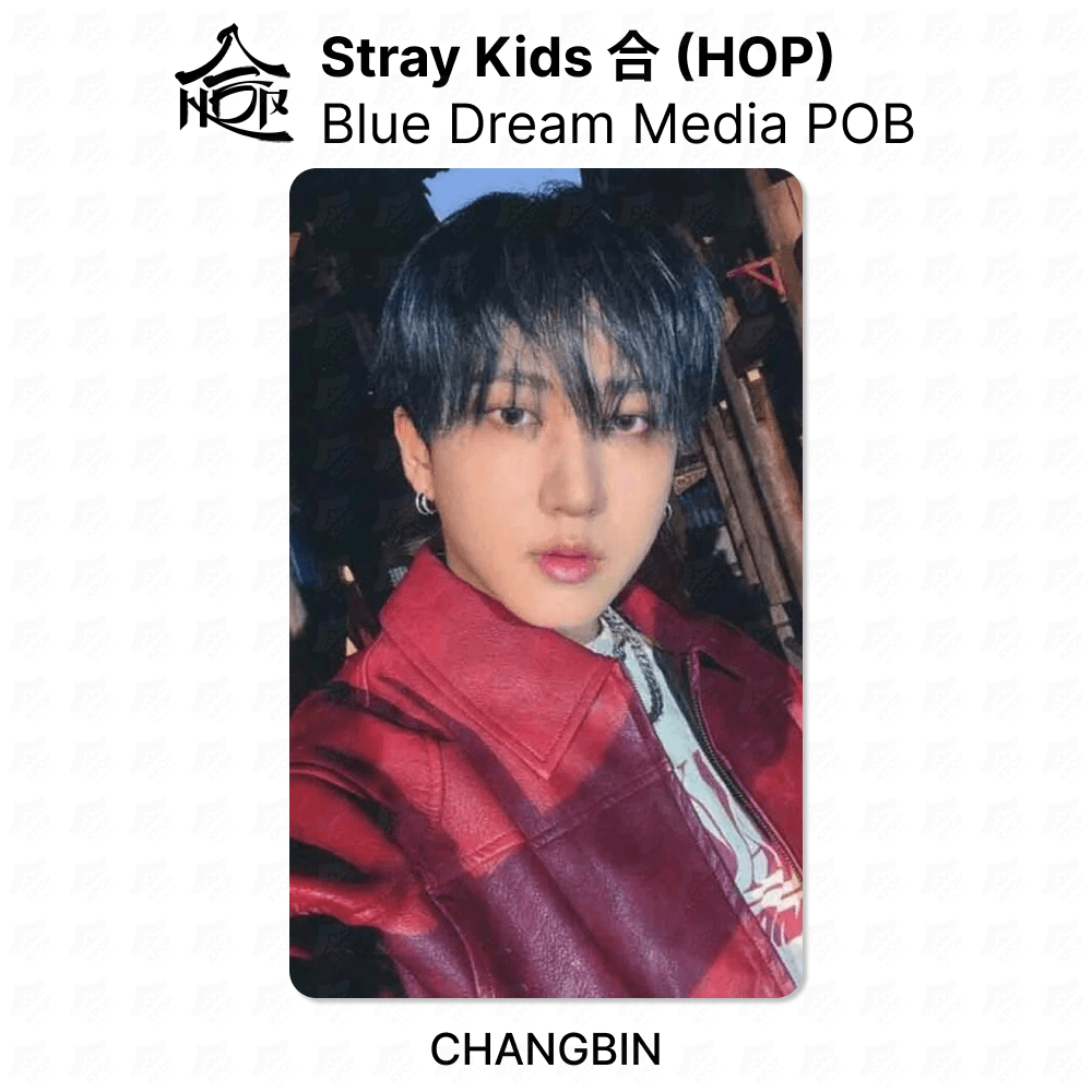 Stray Kids CHANGBIN Official Photocard - 合 HOP Blue Dream Media KPOP Collectible | KPOP SeoulCity