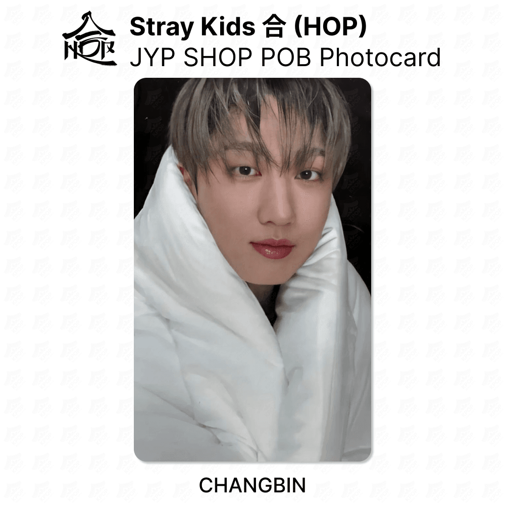 Stray Kids CHANGBIN Official Photocard - 合 HOP JYP SHOP POB KPOP Collectible | KPOP SeoulCity
