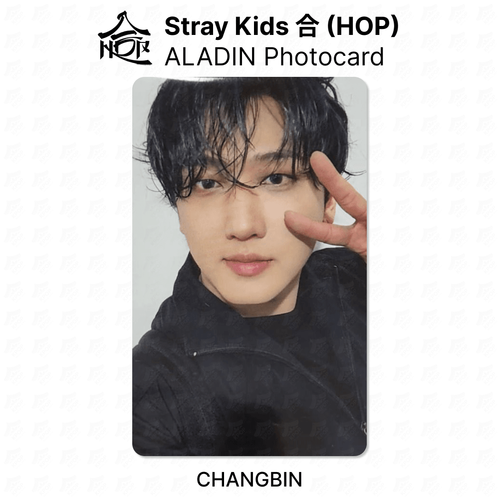 Stray Kids CHANGBIN Official Photocard - 合 HOP ALADIN KPOP Collectible | KPOP SeoulCity