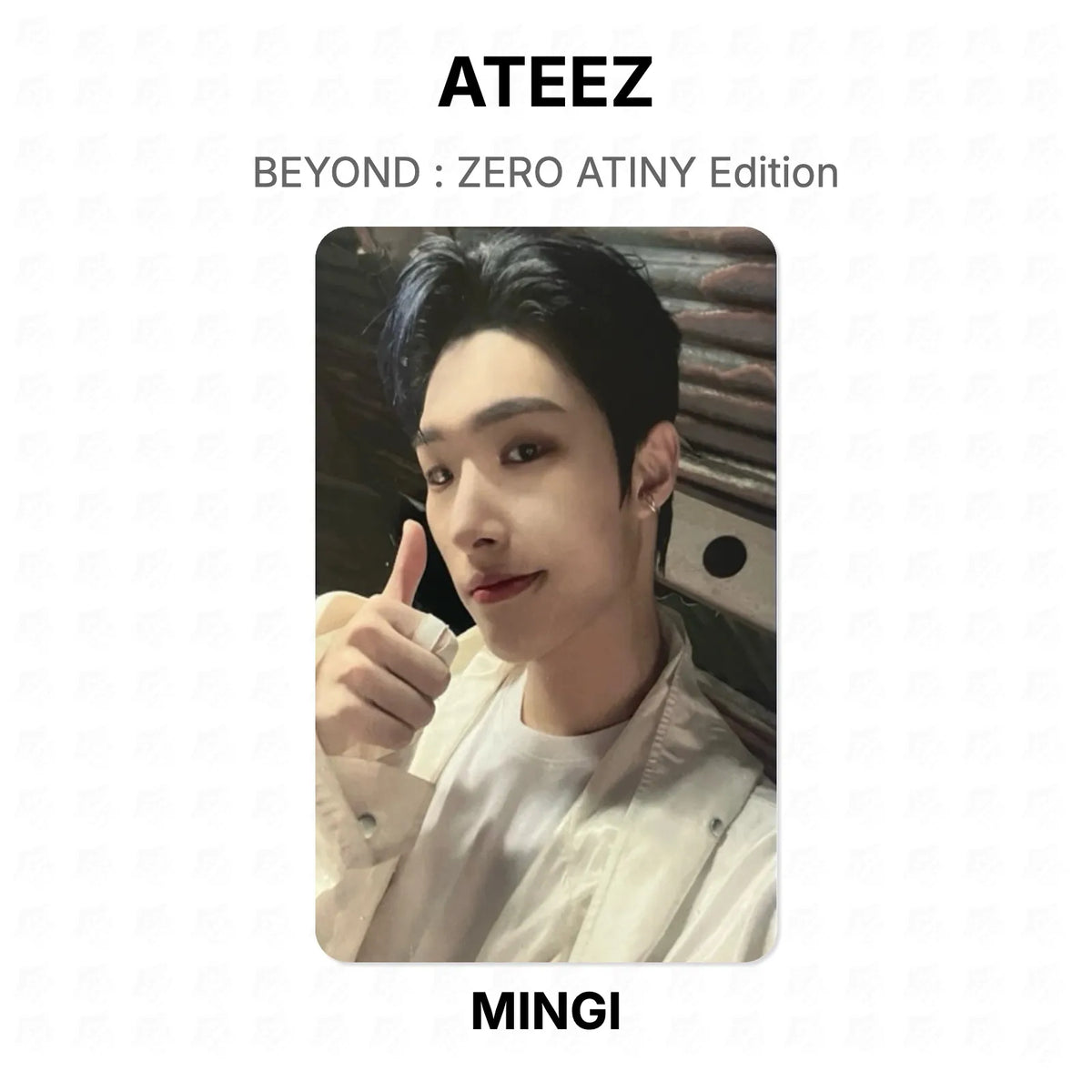 ATEEZ BEYOND : ZERO ATINY Edition Official Photocard
