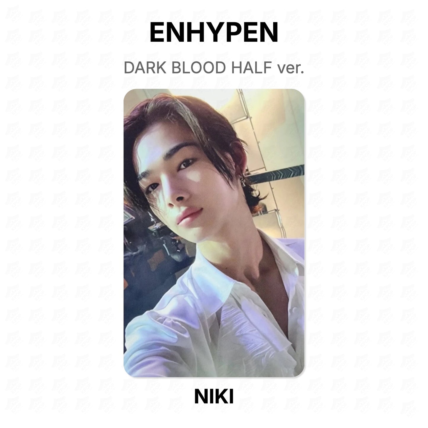 ENHYPEN DARK BLOOD HALF ver. Official Photocard