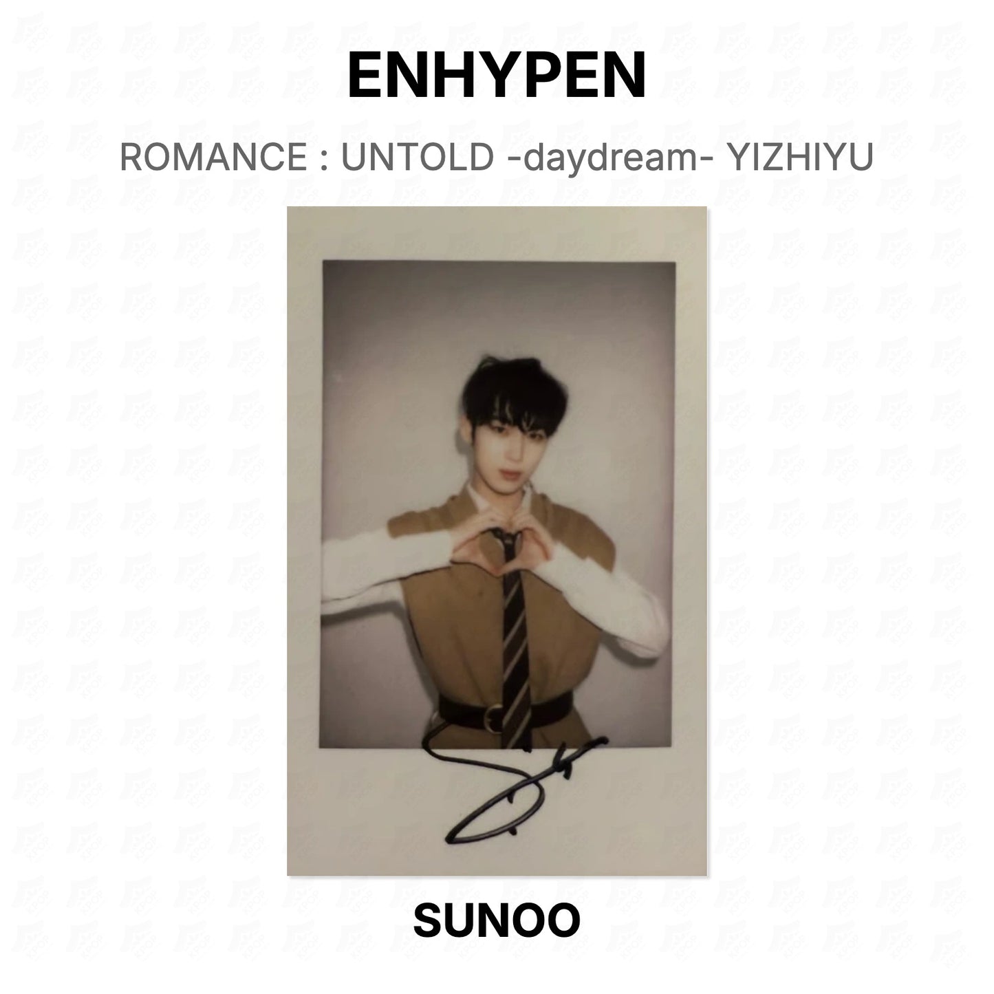 ENHYPEN ROMANCE : UNTOLD -daydream- YIZHIYU Official Photocard
