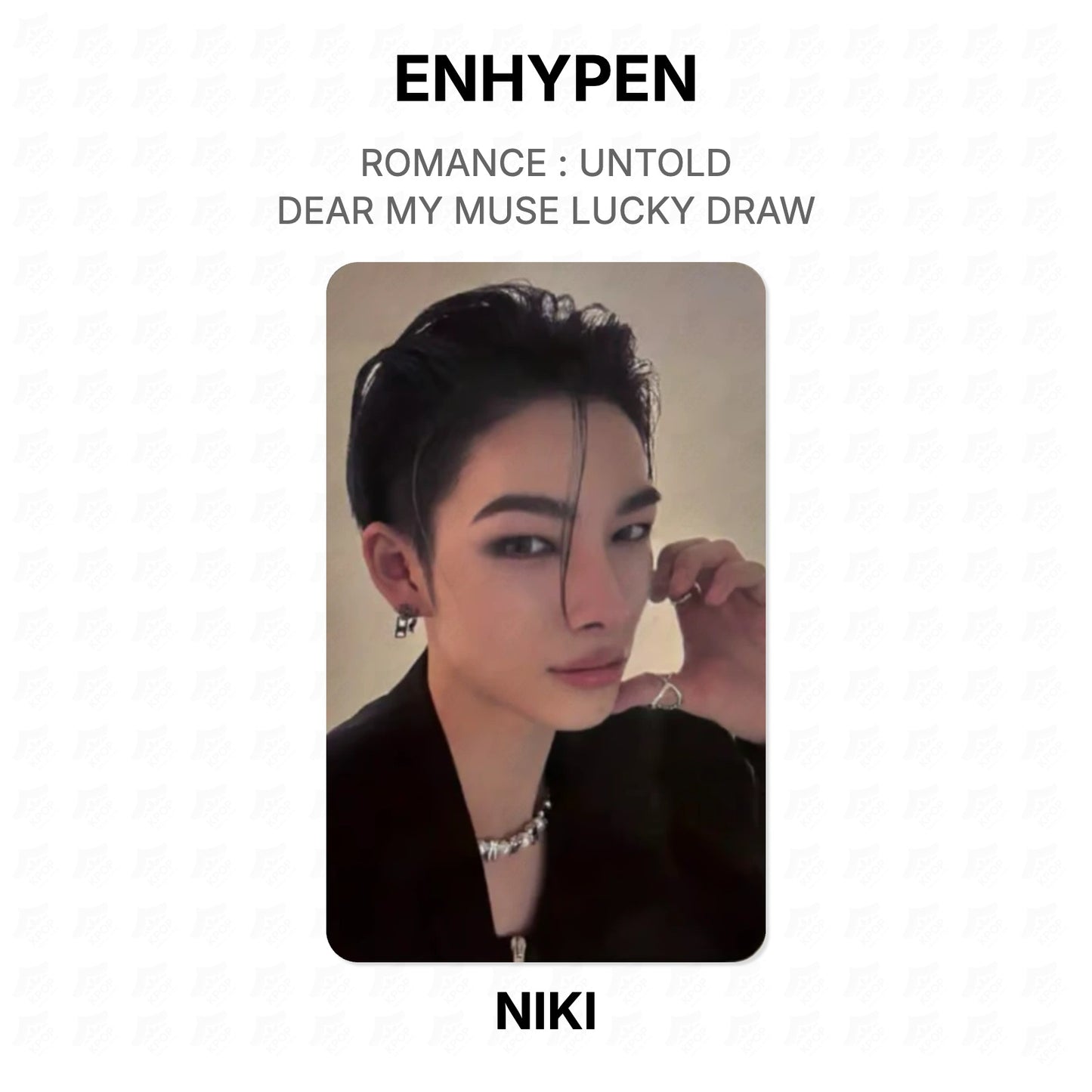 ENHYPEN ROMANCE : UNTOLD DEAR MY MUSE LUCKY DRAW Official Photocard