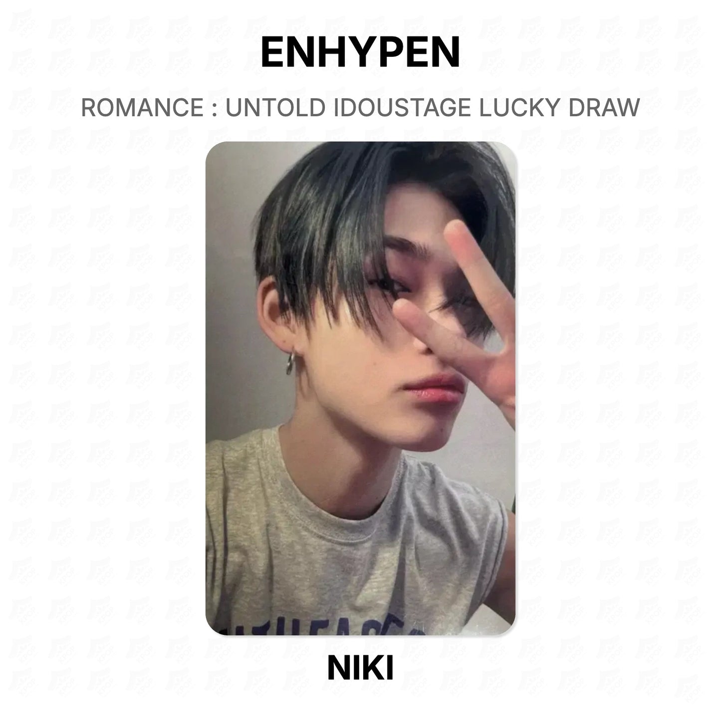 ENHYPEN ROMANCE : UNTOLD IDOUSTAGE LUCKY DRAW Official Photocard