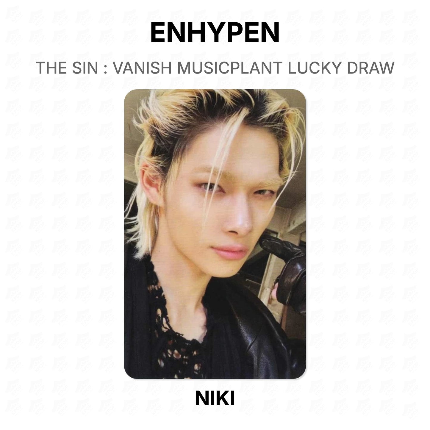 ENHYPEN THE SIN : VANISH MUSICPLANT LUCKY DRAW Official Photocard