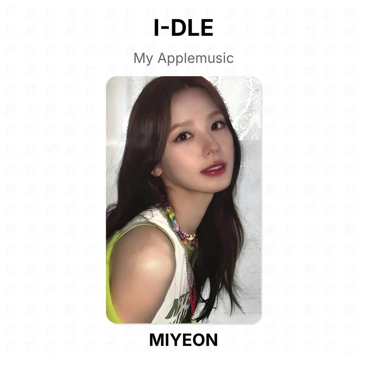 I-DLE My Applemusic Official Photocard