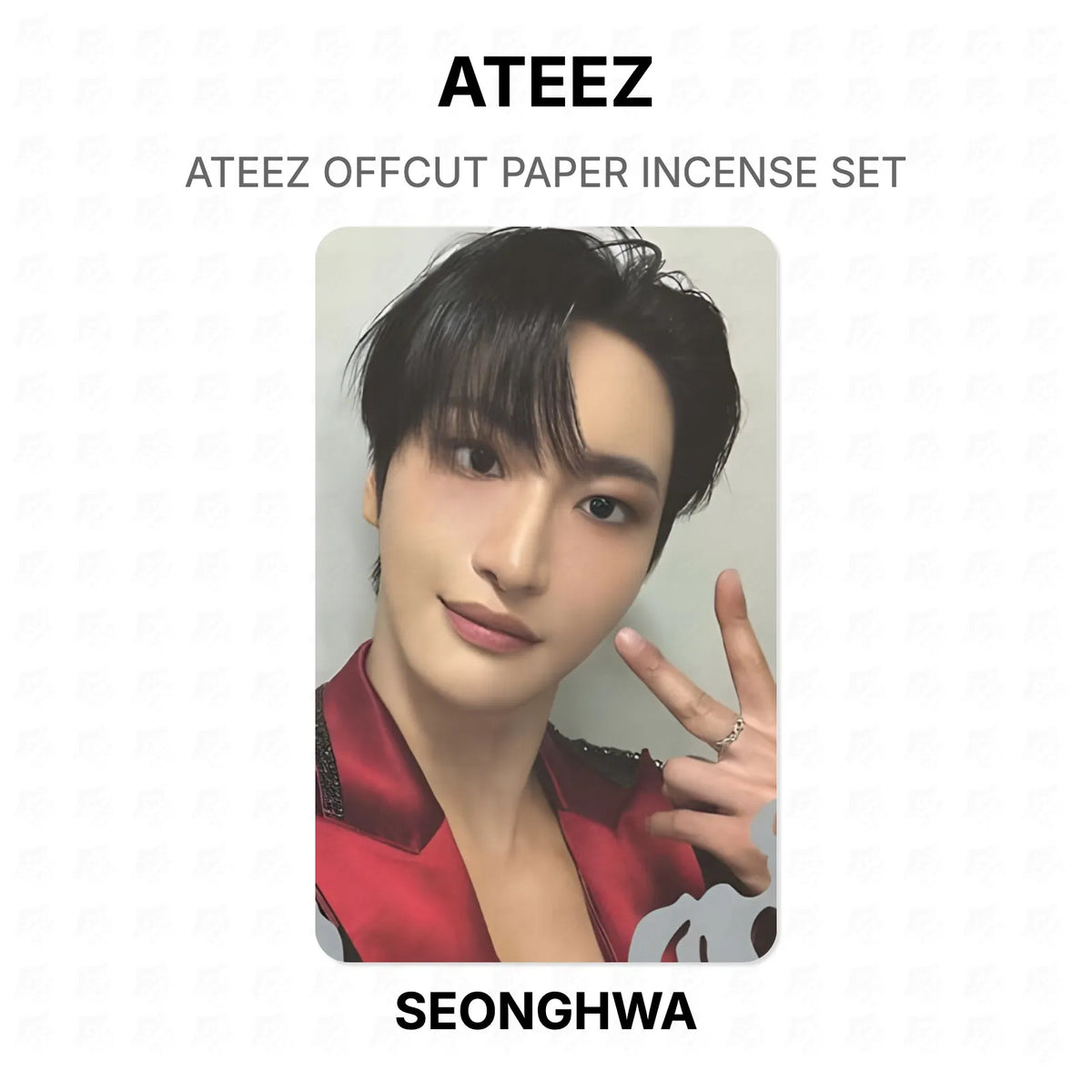 ATEEZ OFFCUT PAPER INCENSE SET Official Photocard