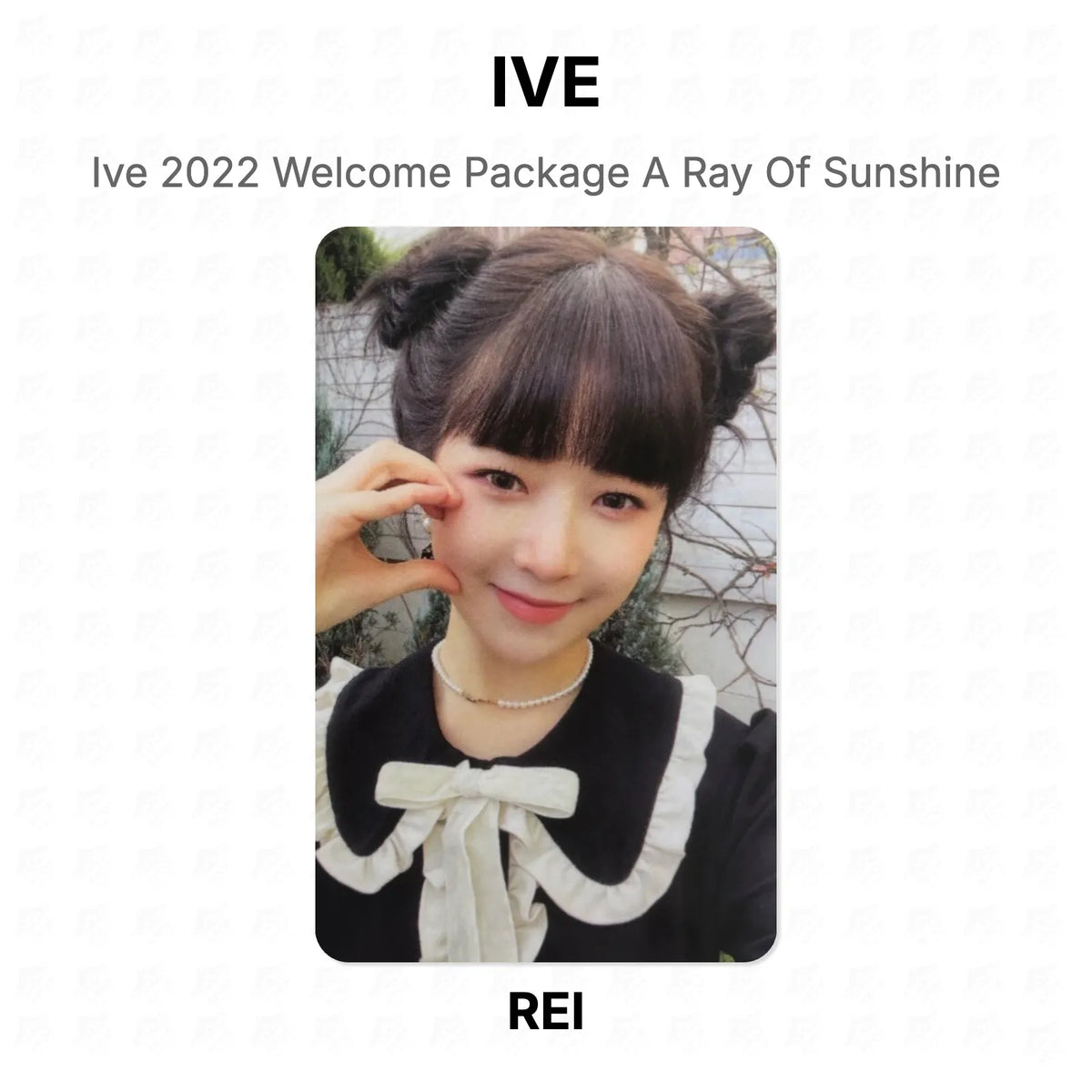 IVE 2022 Welcome Package A Ray Of Sunshine Official Photocard