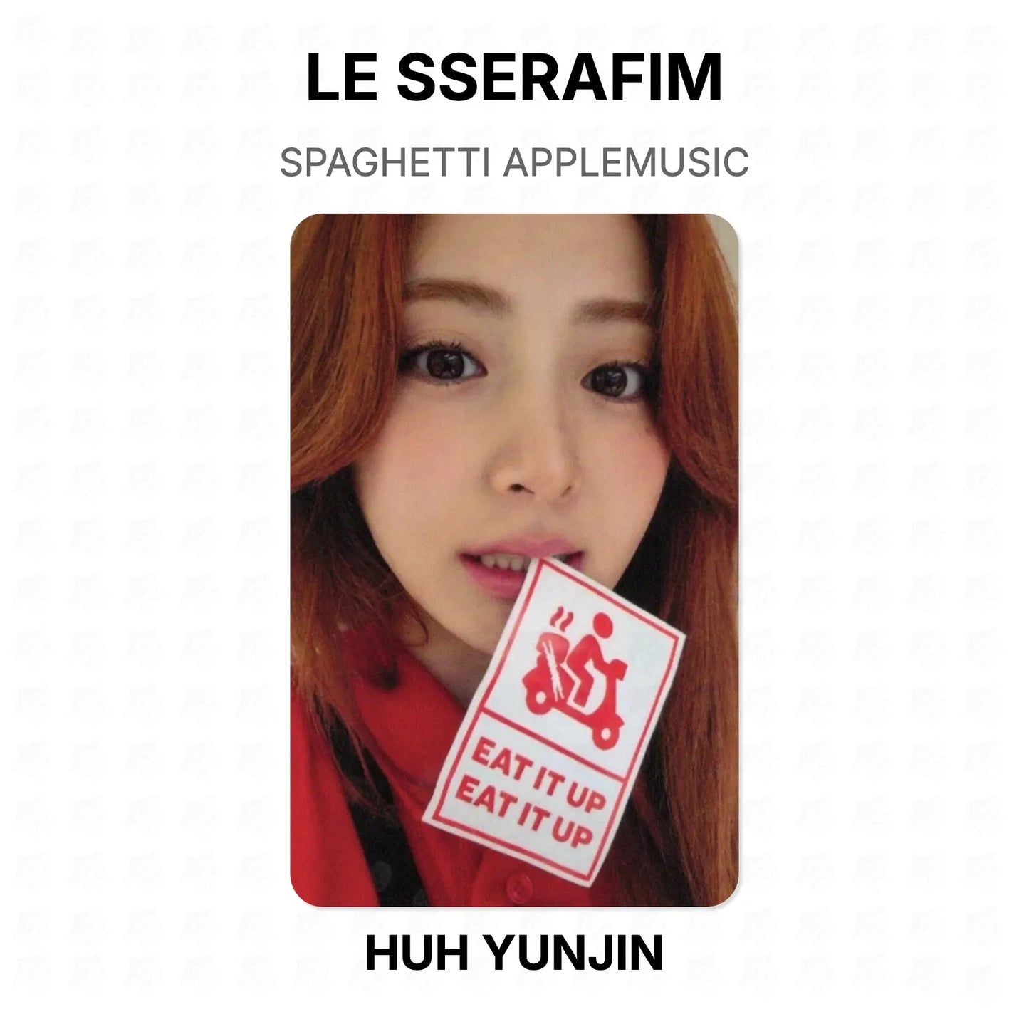LE SSERAFIM SPAGHETTI APPLEMUSIC Official Photocard