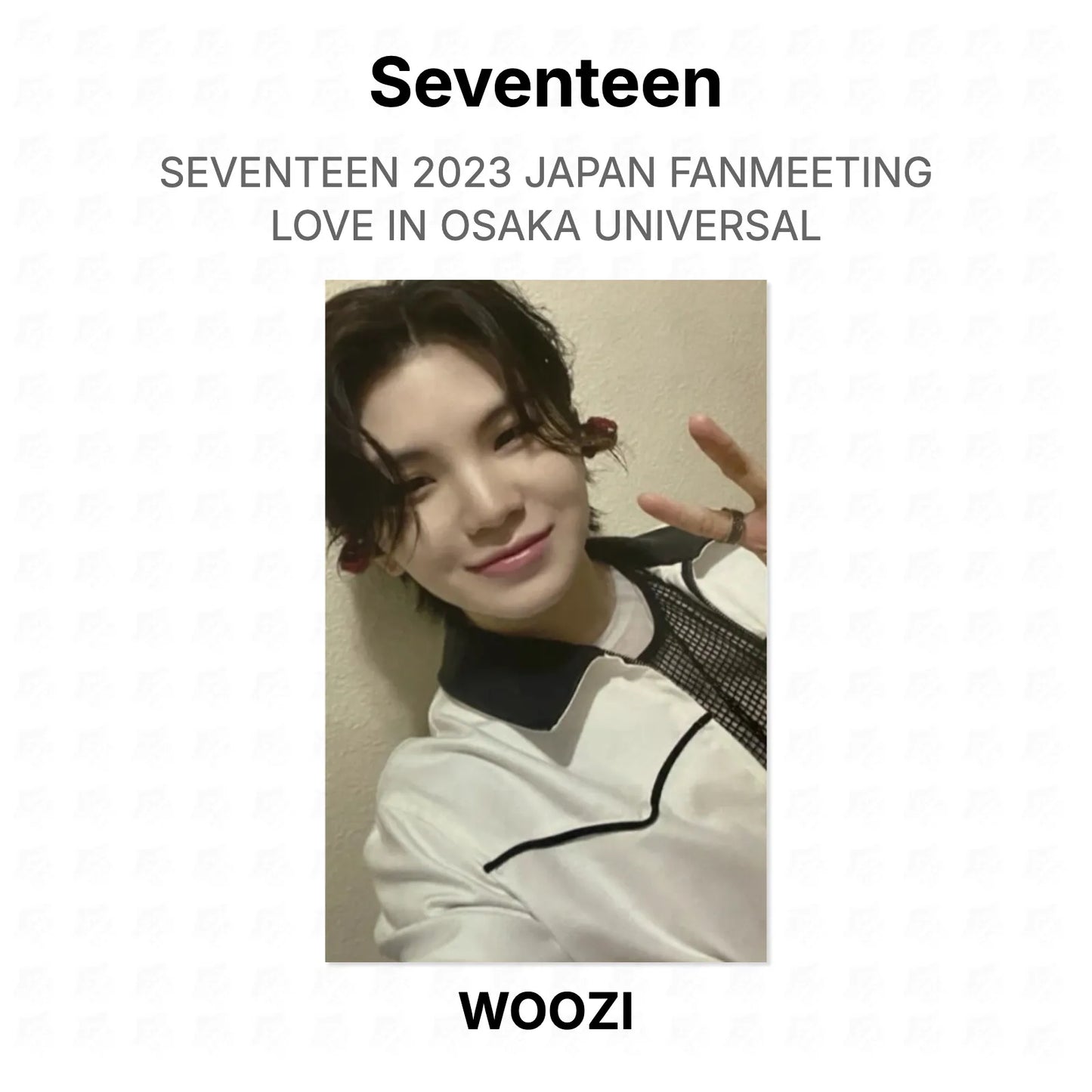 Seventeen 2023 JAPAN FANMEETING LOVE IN OSAKA UNIVERSAL Official Photocard