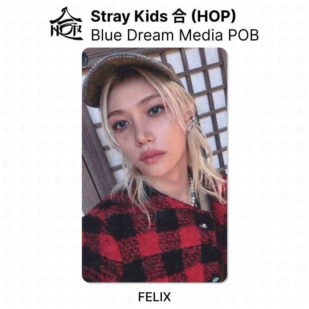 Stray Kids FELIX Official Photocard - 合 HOP Blue Dream Media KPOP Collectible | KPOP SeoulCity