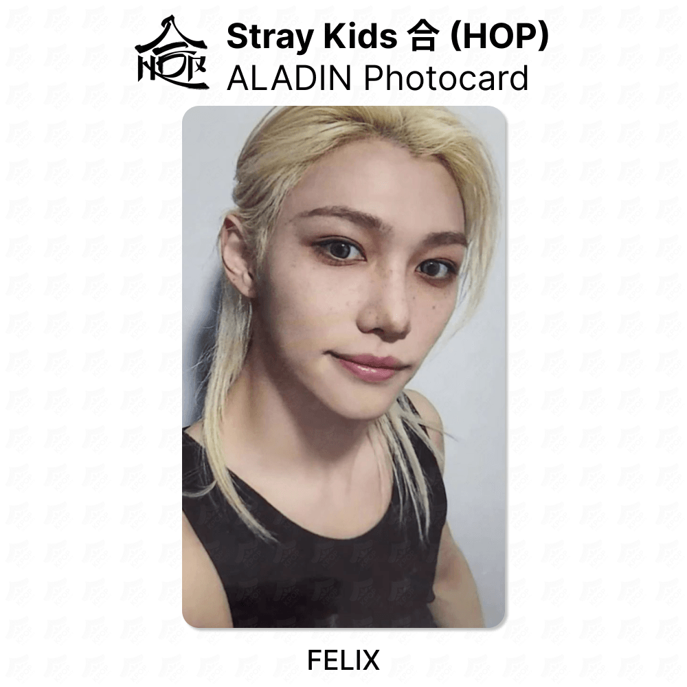 Stray Kids FELIX Official Photocard - 合 HOP ALADIN KPOP Collectible | KPOP SeoulCity