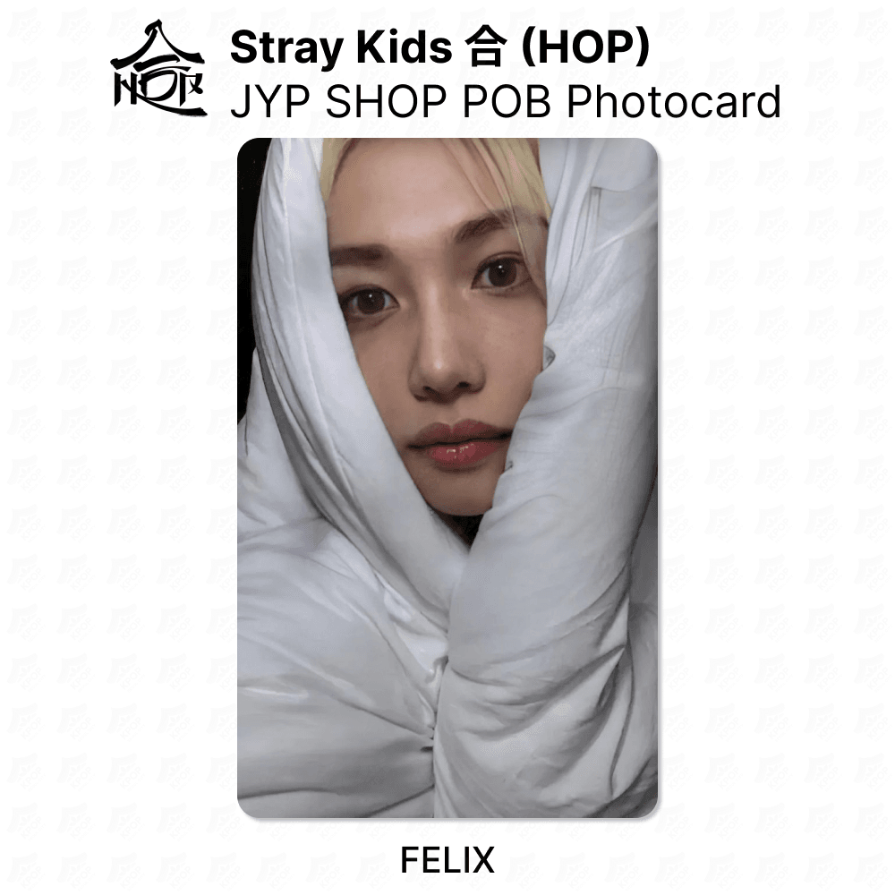 Stray Kids FELIX Official Photocard - 合 HOP JYP SHOP POB KPOP Collectible | KPOP SeoulCity