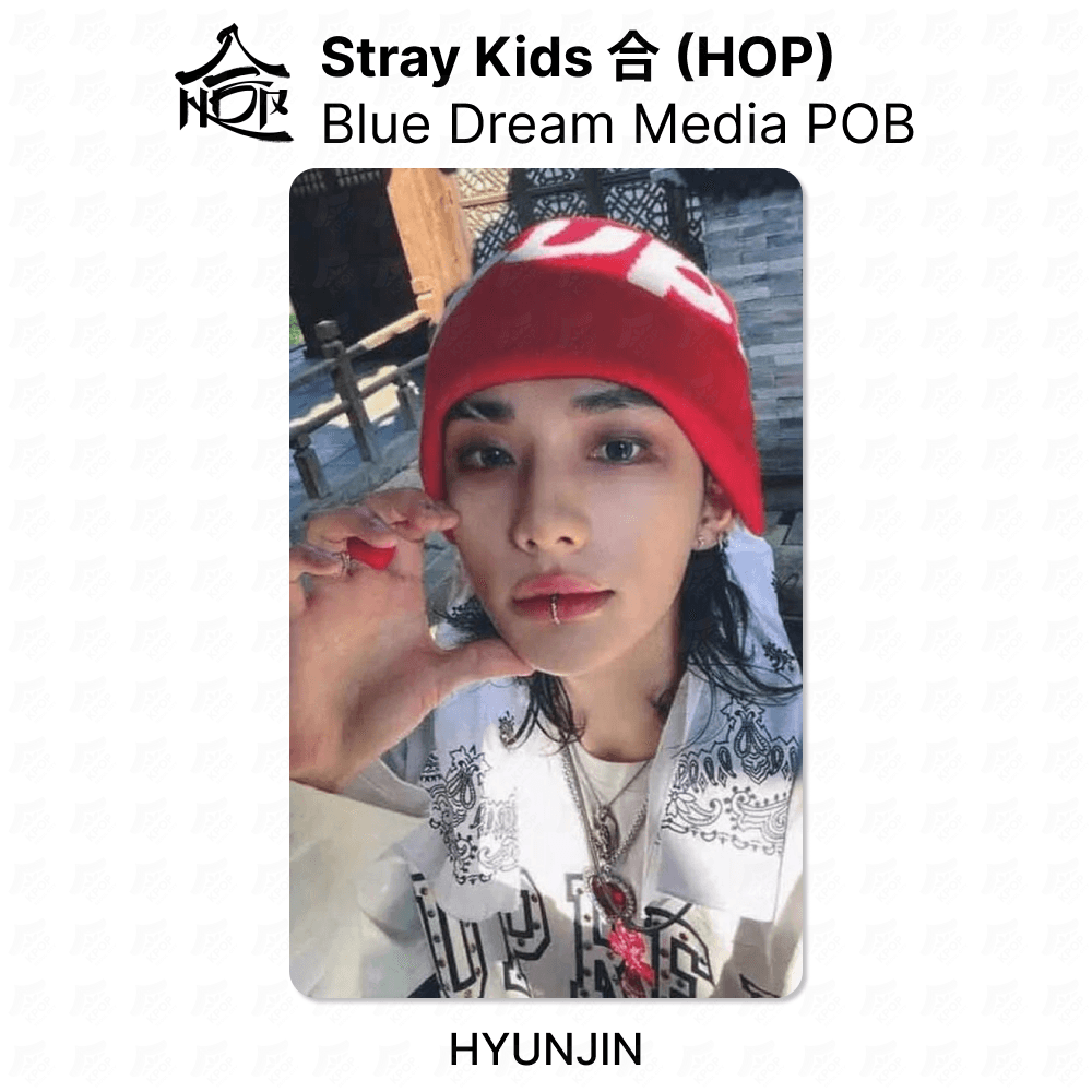 Stray Kids HYUNJIN Official Photocard - 合 HOP Blue Dream Media KPOP Collectible | KPOP SeoulCity
